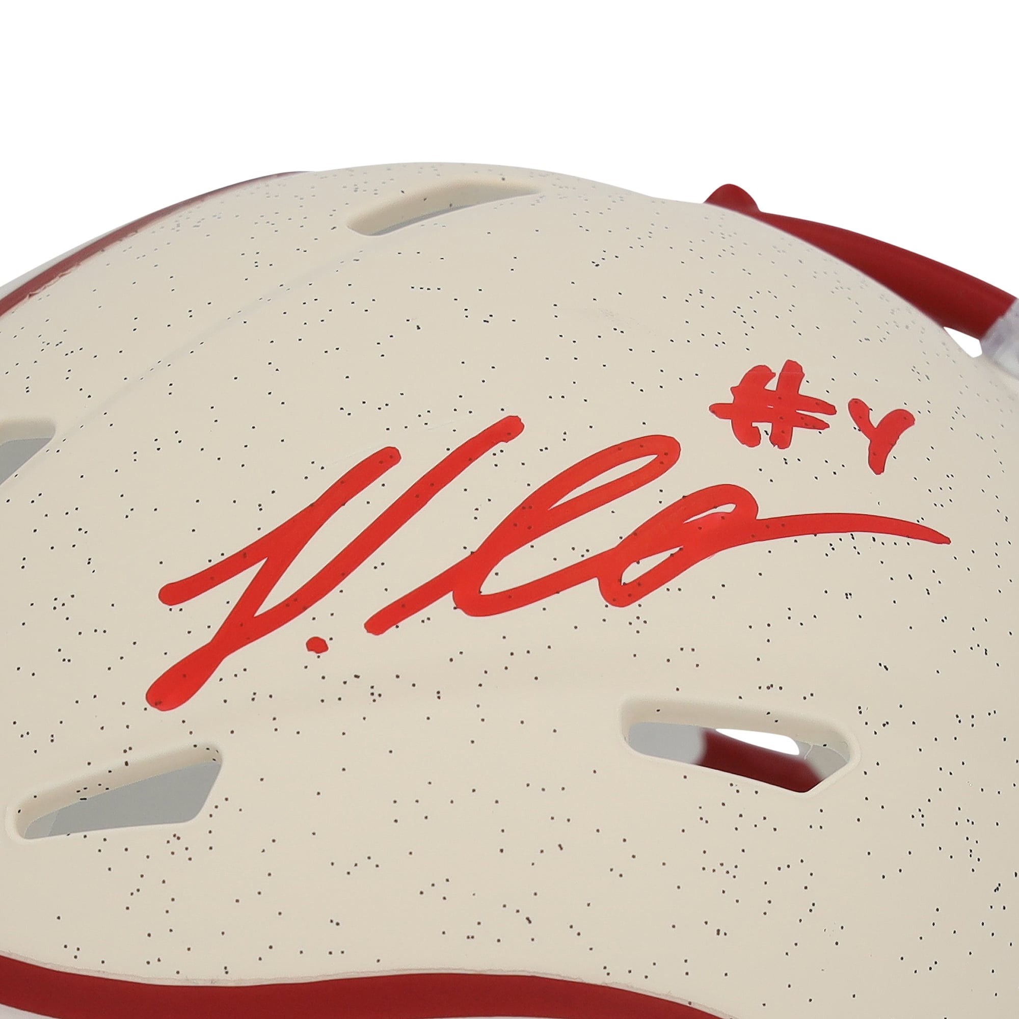 Jeremiyah Love Arizona Cardinals Autographed Riddell Retro Speed Mini Helmet