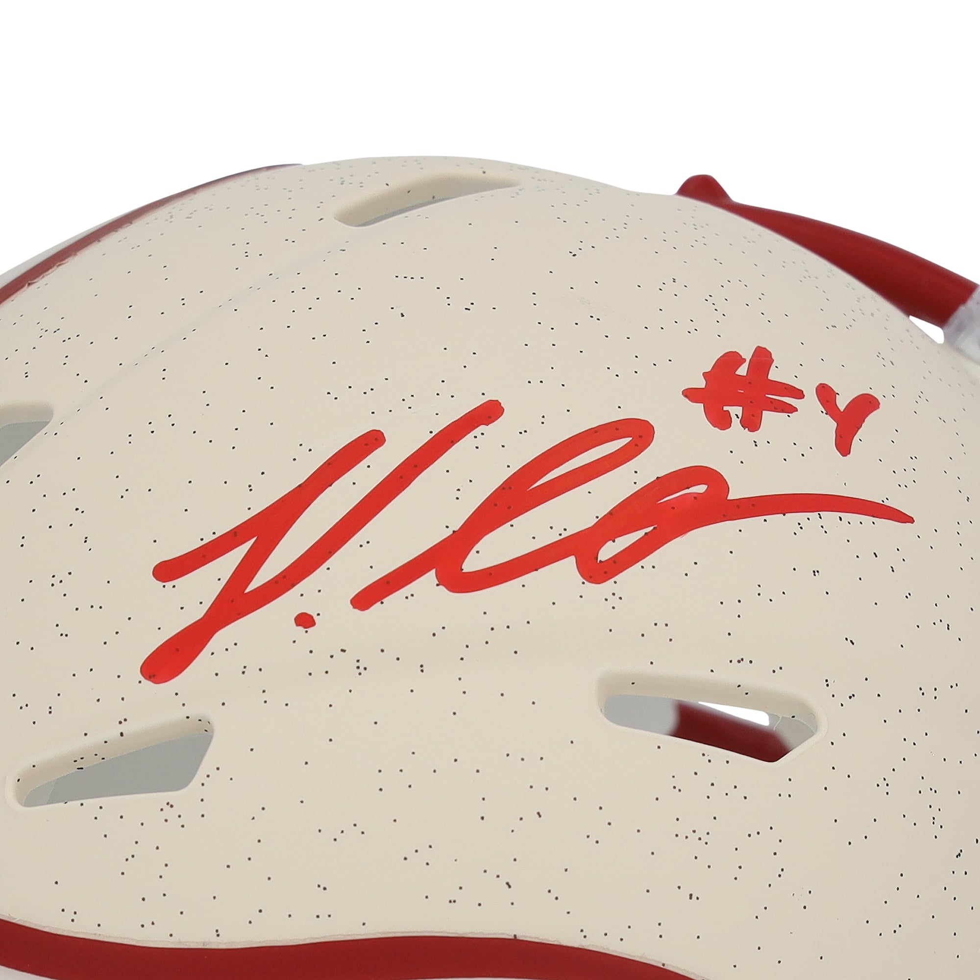 Jeremiyah Love Arizona Cardinals Autographed Riddell Rivalry Speed Mini Helmet
