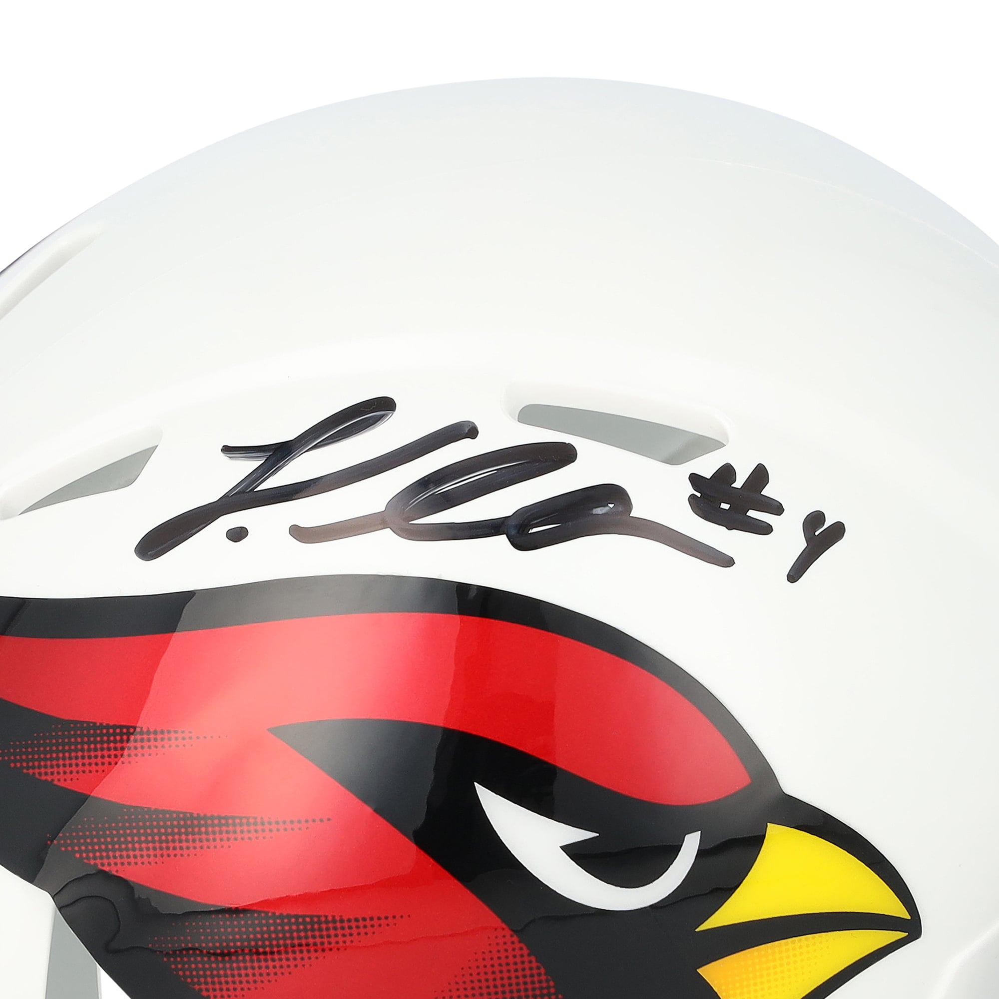 Mini-casque Riddell Speed ​​autographié par Jeremiyah Love des Cardinals de l'Arizona