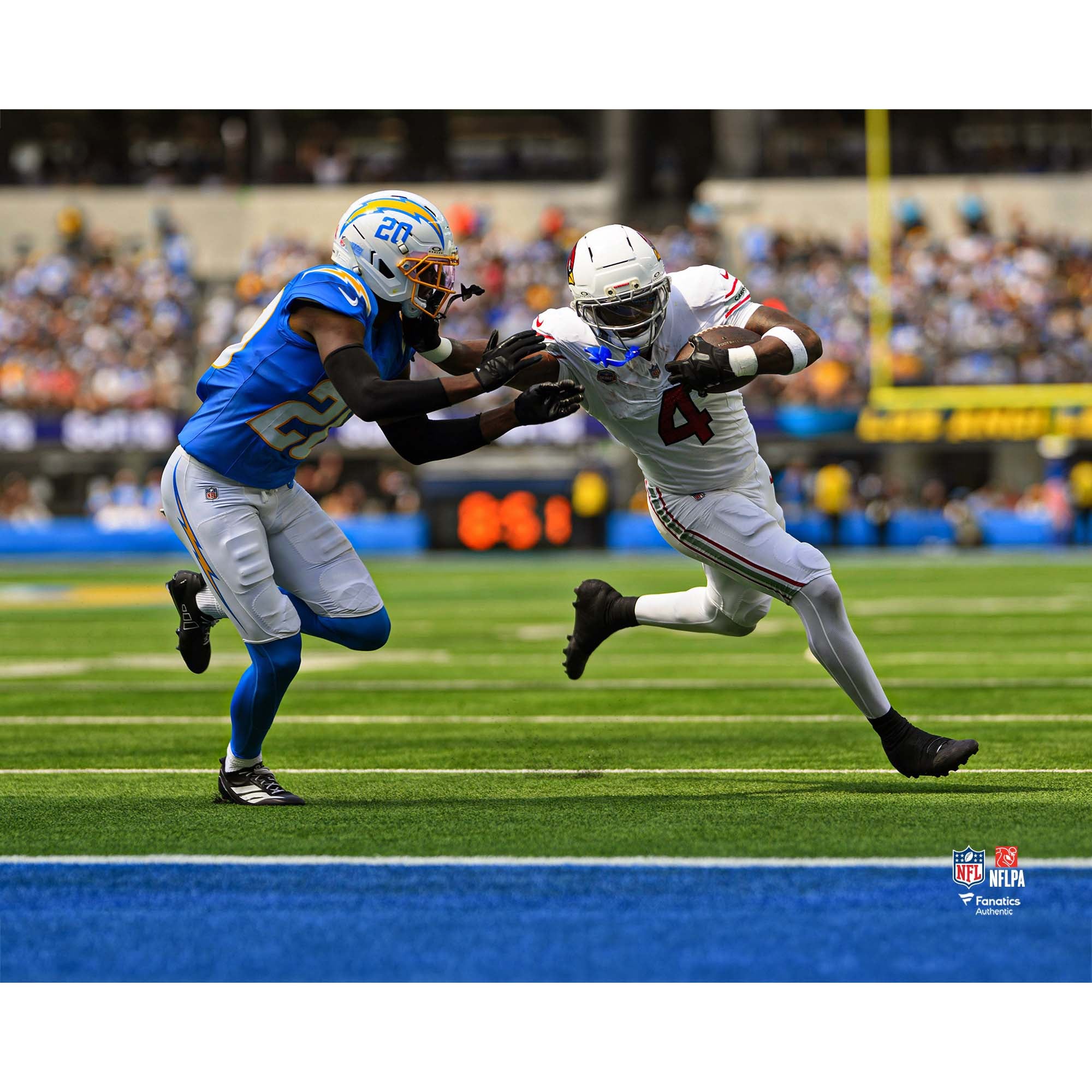 Jeremiyah Love Arizona Cardinals Unsigned 2026 Week 1 First Career NFL Touchdown Photograph