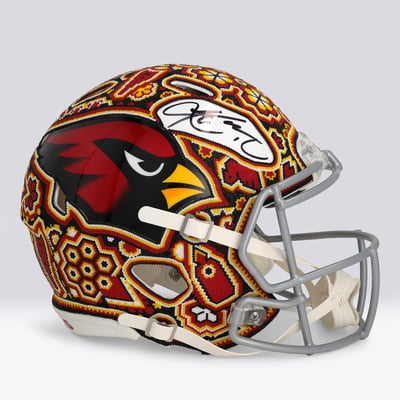Kyler Murray Arizona Cardinals Autographed Fanatics Authentic Riddell 2023 Speed Authentic Helmet - Art by Soul Made Arte