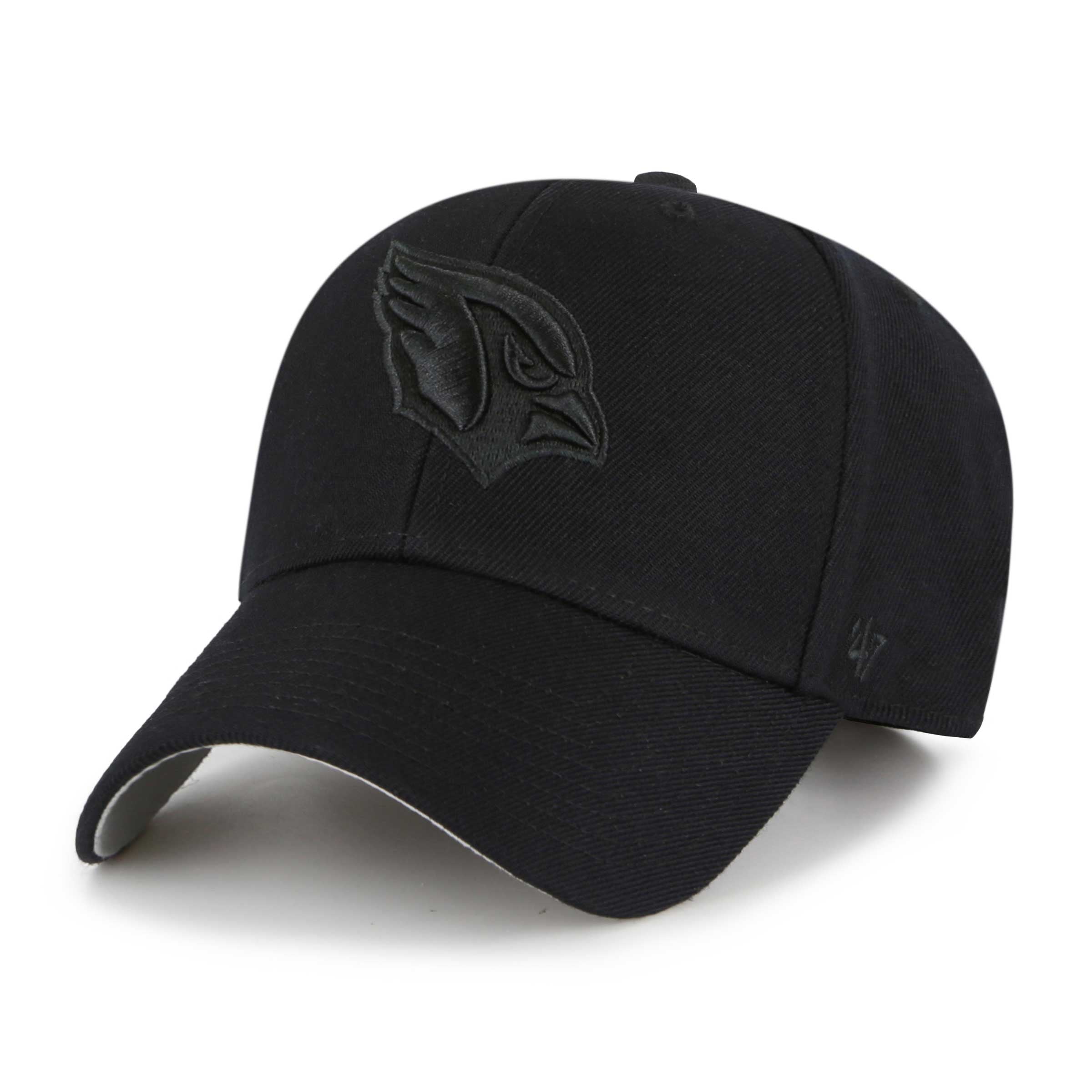 Men's '47 Black Arizona Cardinals Tonal MVP Adjustable Hat