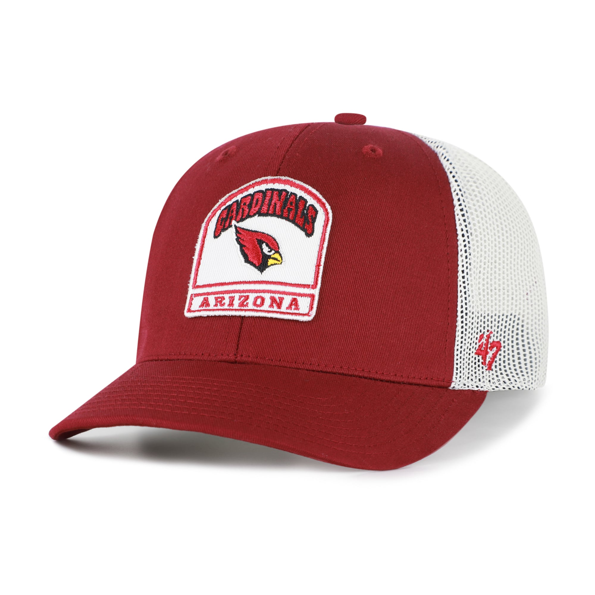 Men's '47  Cardinal Arizona Cardinals  Headstone Trucker Adjustable Hat