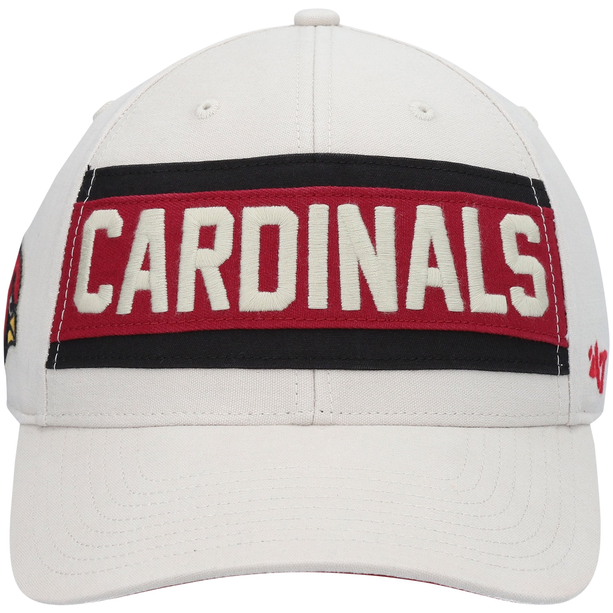 Men's '47 Cream Arizona Cardinals Crossroad MVP Adjustable Hat