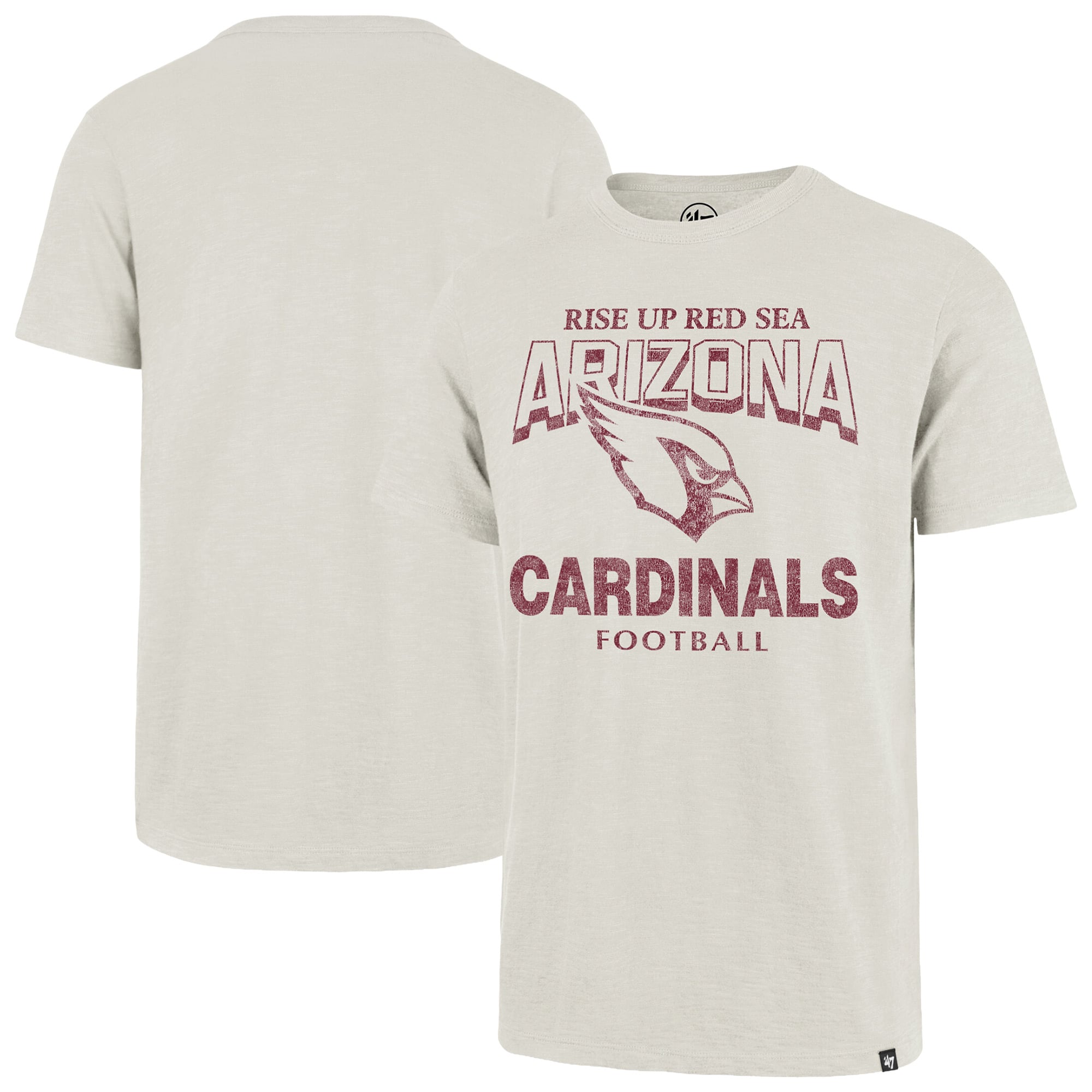T-shirt homme '47 Natural Arizona Cardinals Head On Scrum Slub