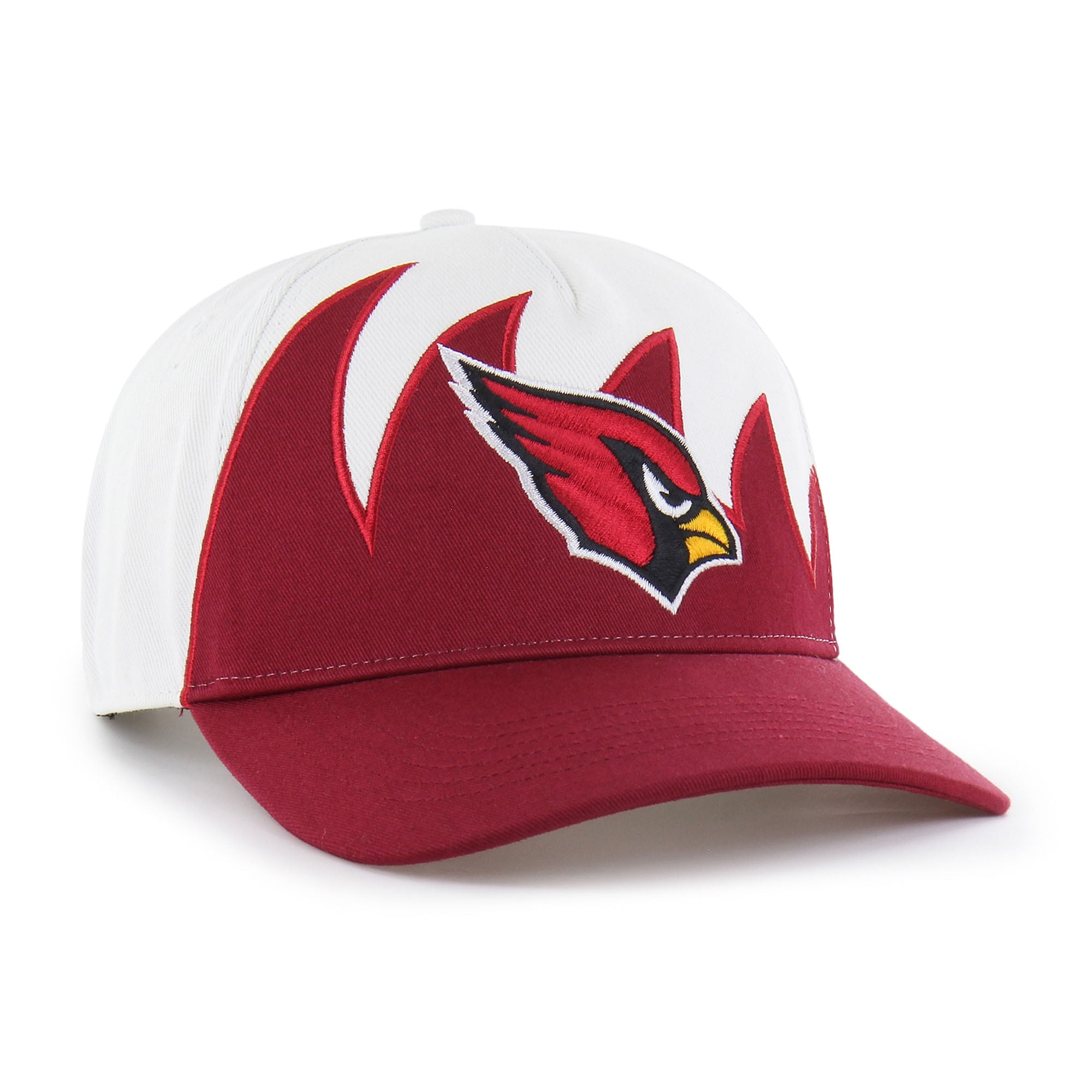 Men's '47 White Arizona Cardinals Jagged Hitch Adjustable Hat