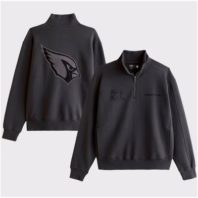Arizona Cardinals Abercrombie & Fitch YPB neoKNIT MAX Half-Zip Top - Black