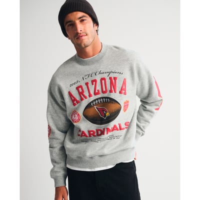 Arizona Cardinals Abercrombie & Fitch Fleece Sweatshirt - Gray