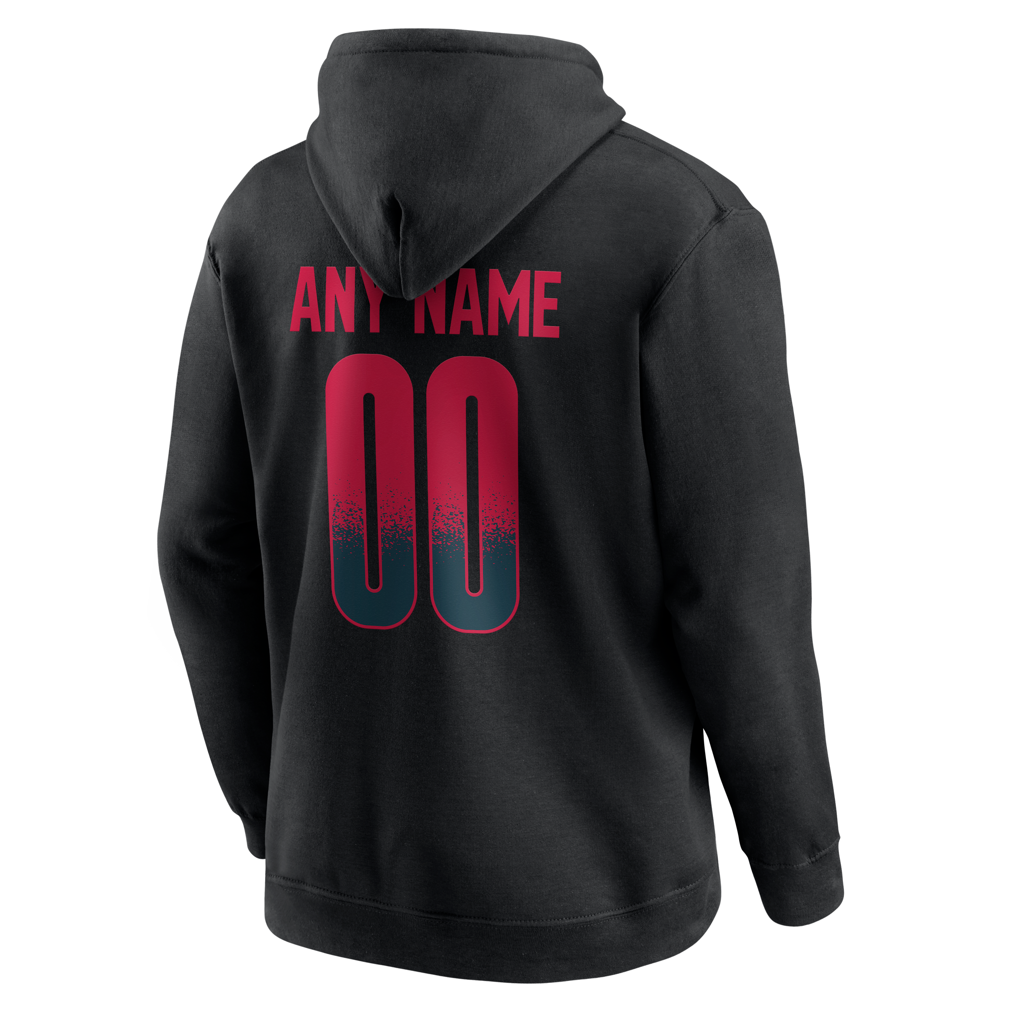 Men's Black Arizona Cardinals Home Field Pop Personalized Name & Number Hoodie