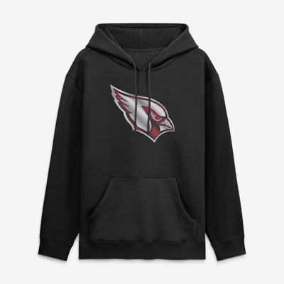 Arizona Cardinals  Metallic Mascot Hoodie - Black