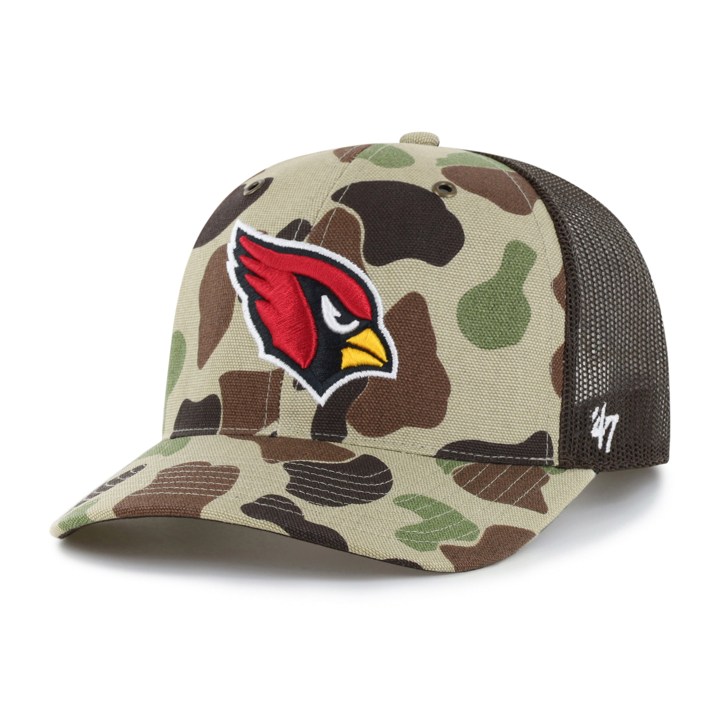 Casquette trucker ajustable Carhartt x '47 Duck Camo Arizona Cardinals pour homme