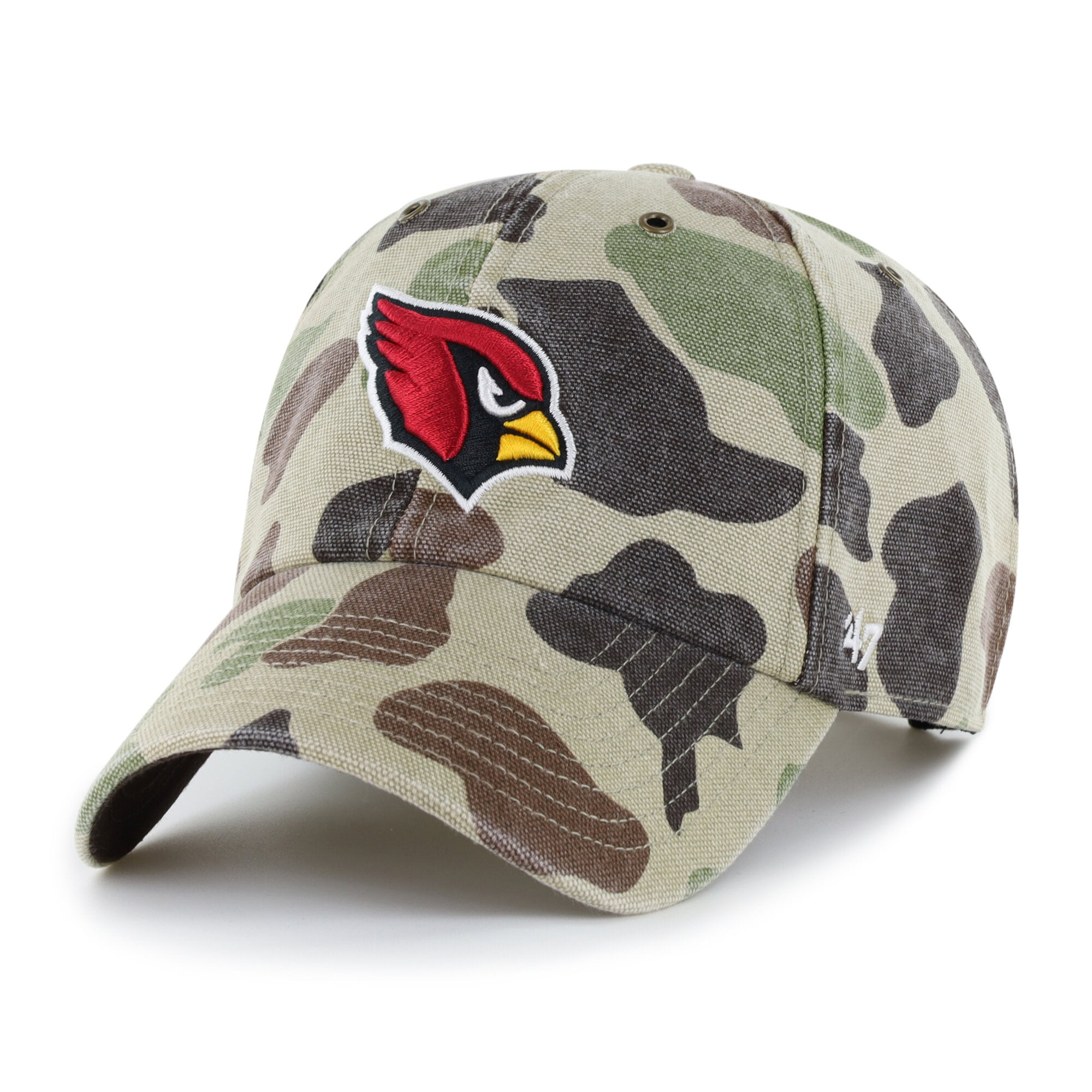 Casquette ajustable Carhartt x '47 Duck Camo Arizona Cardinals Clean Up pour homme