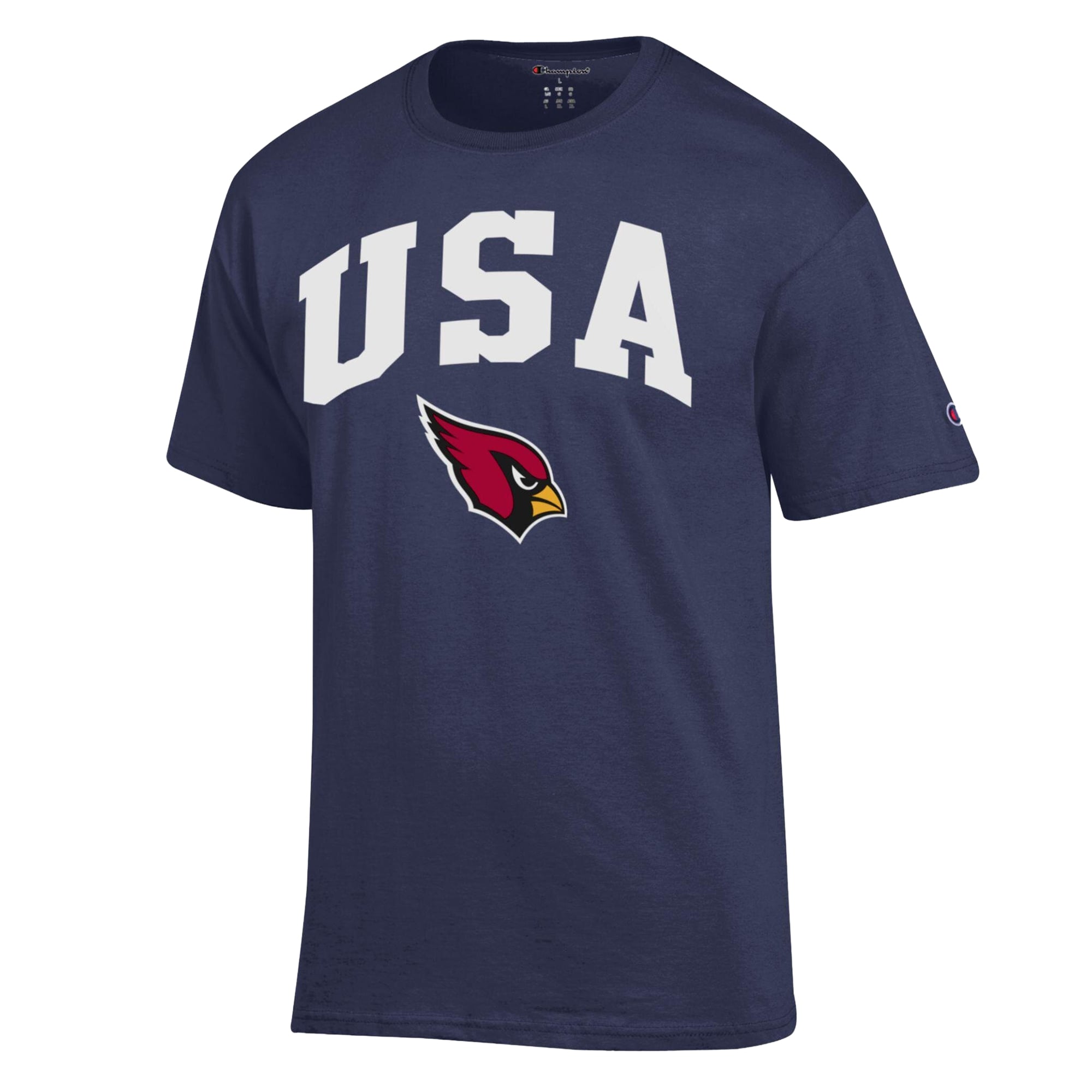 Men's Champion Navy Arizona Cardinals Americana T-Shirt