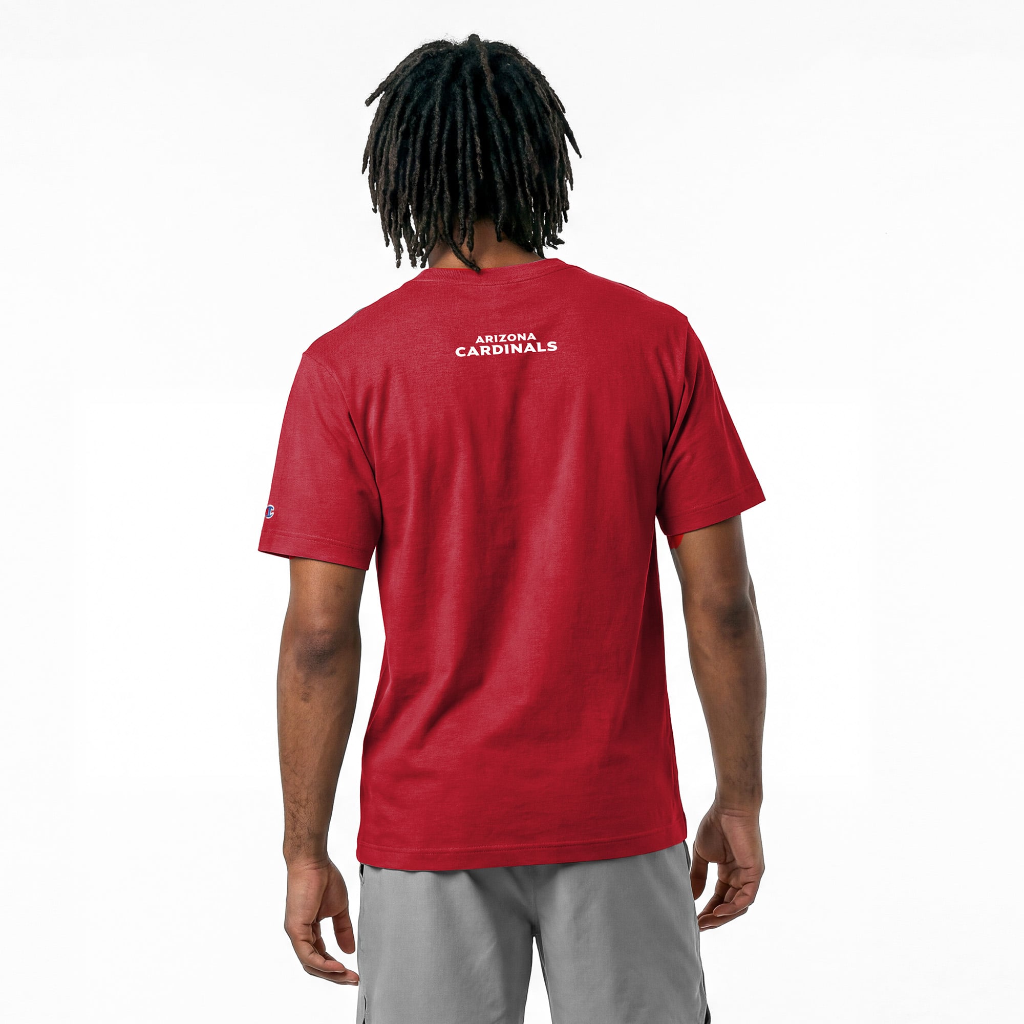 T-shirt homme Disney x Champion Bright Cardinal Arizona Cardinals Jafar & Iago All-Star