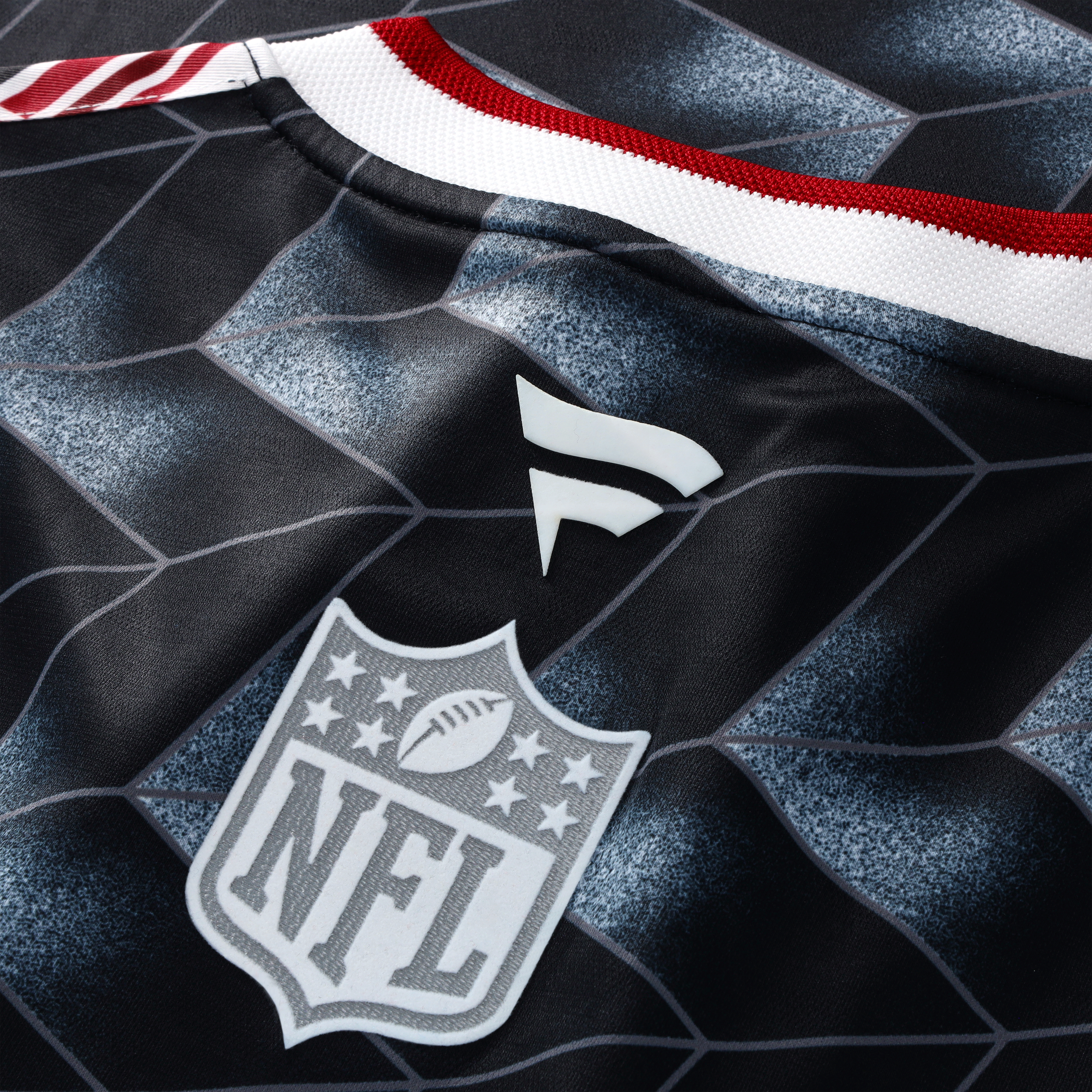 Men's Fanatics Black Arizona Cardinals Football x V-Neck Fan Top