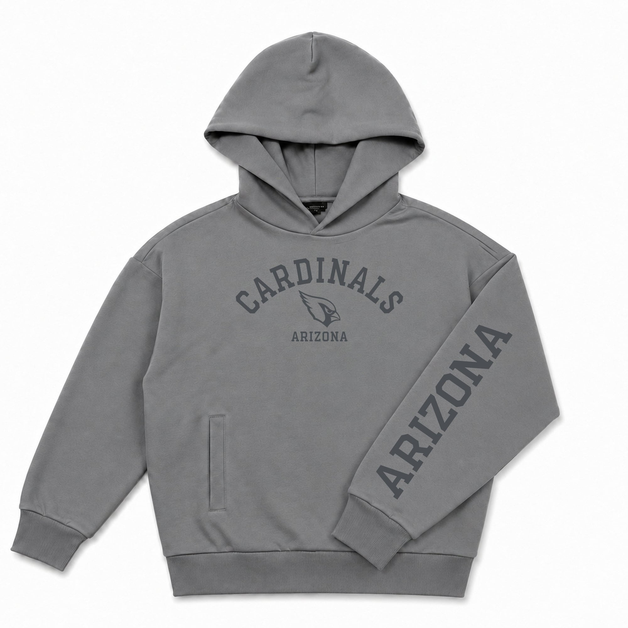 Sweat à capuche Levelwear gris Arizona Cardinals Luxe Zone pour homme
