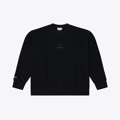 Arizona Cardinals Mitchell & Ness Core Essentials Micro Logo Fleece Sweatshirt - Black
