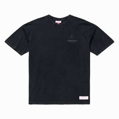 Arizona Cardinals Mitchell & Ness Core Essentials Micro Logo T-Shirt - Black
