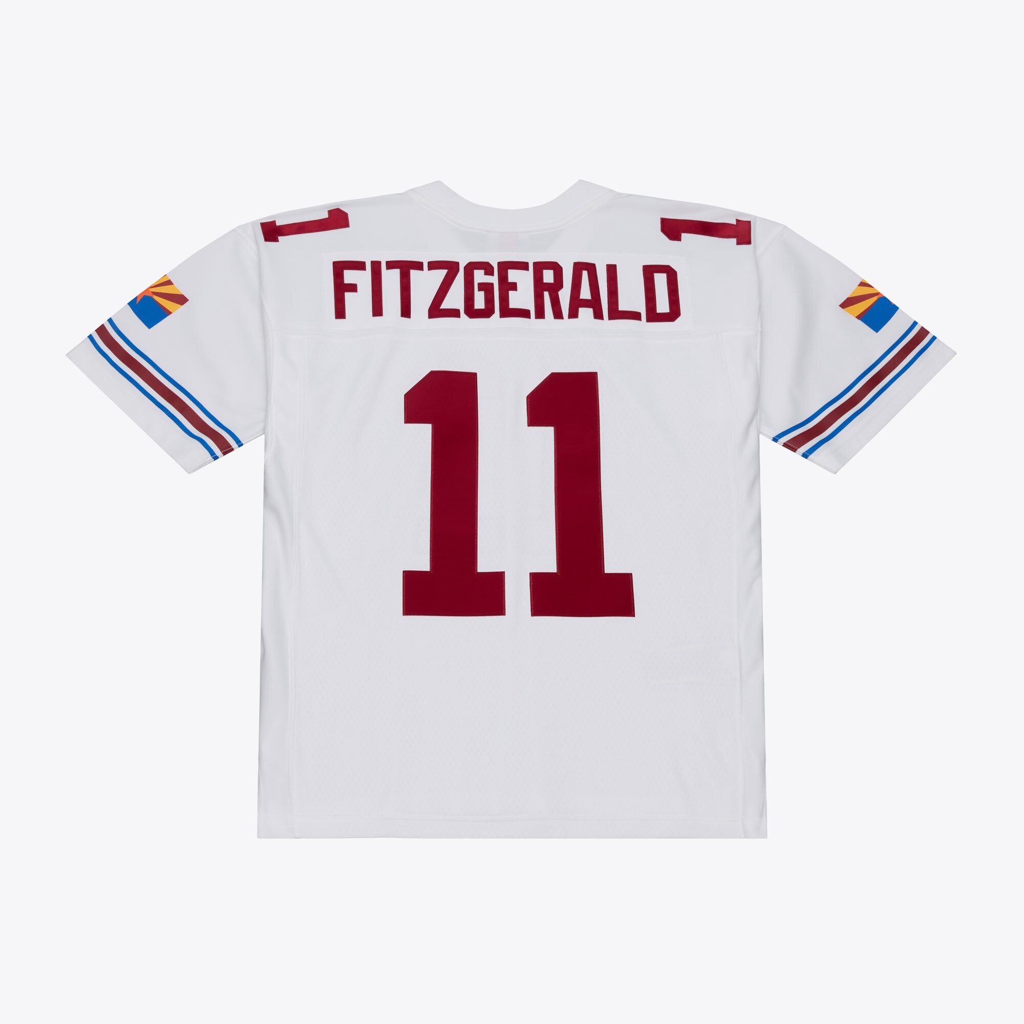 Men's Mitchell & Ness Larry Fitzgerald White Arizona Cardinals 2004 Legacy Replica Player Jersey