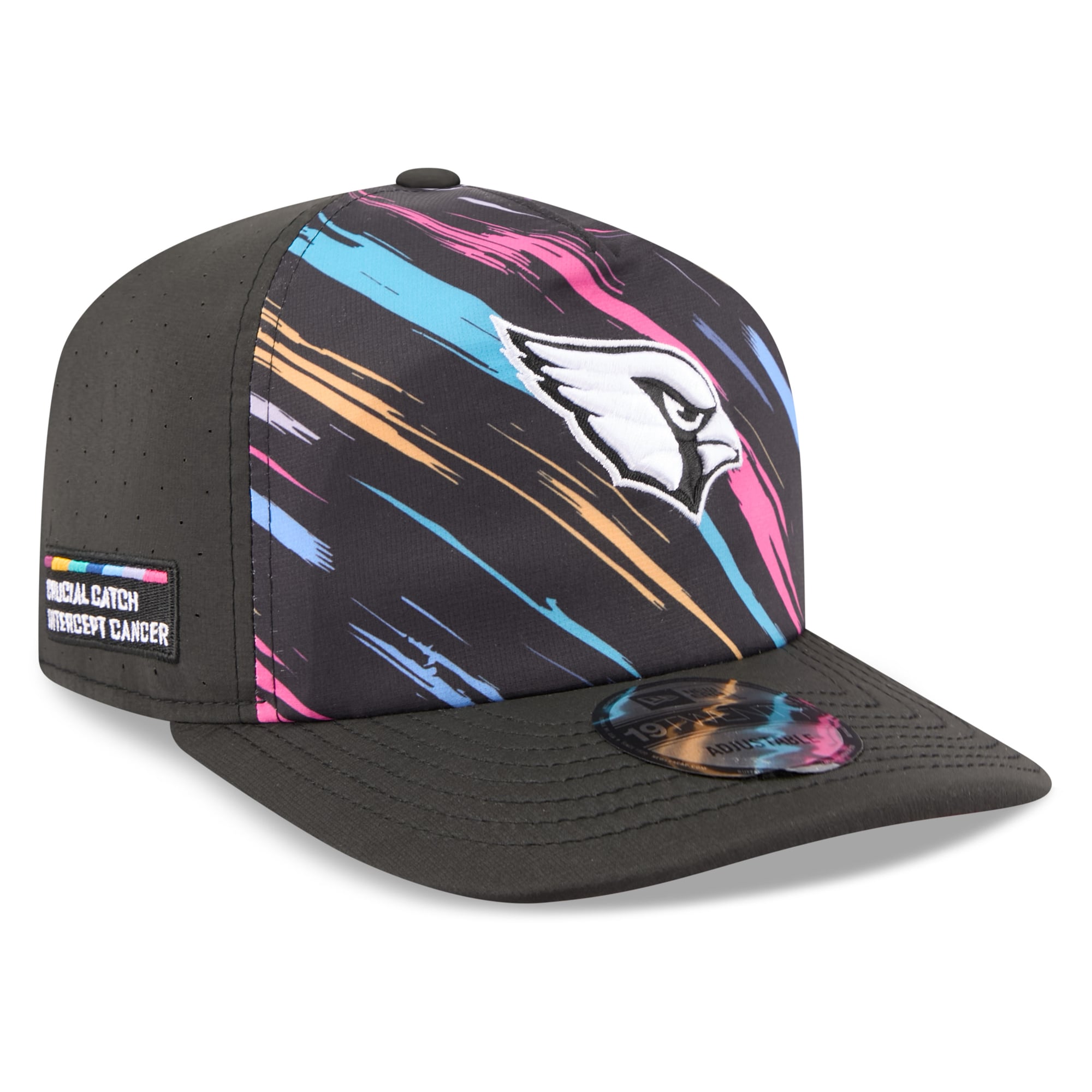 Men's New Era Black Arizona Cardinals 2026 NFL Crucial Catch 19TWENTY Adjustable Hat