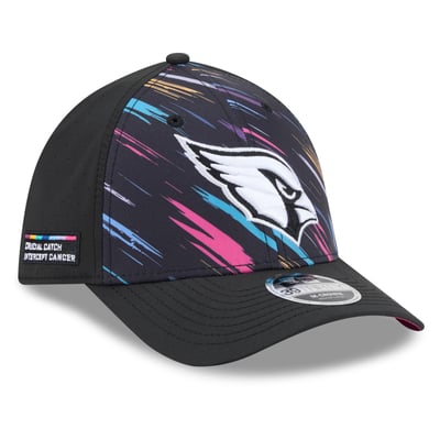 Arizona Cardinals New Era 2026 NFL Crucial Catch 39THIRTY M-Crown Stretch Hat - Black