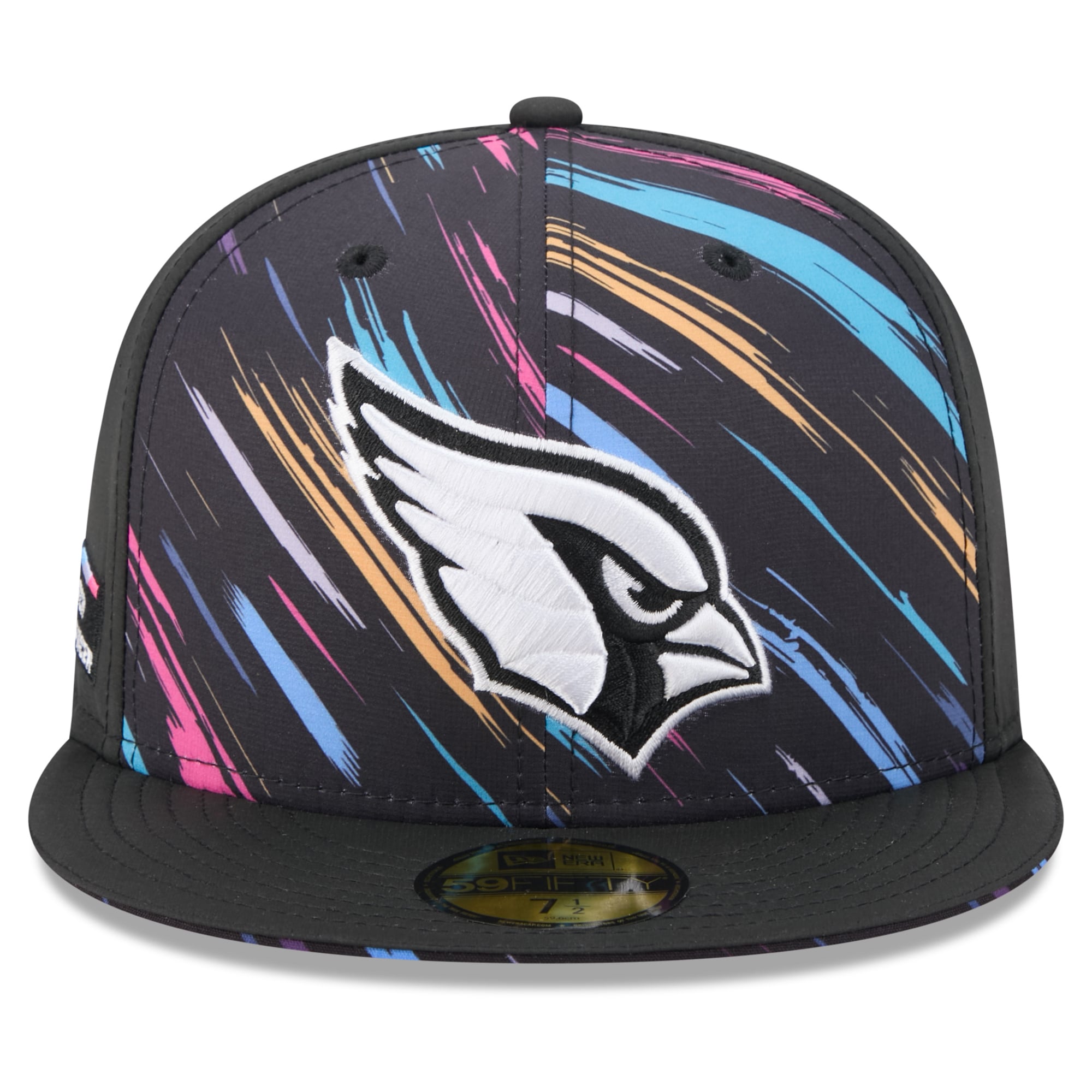 Men's New Era Black Arizona Cardinals 2026 NFL Crucial Catch 59FIFTY Fitted Hat