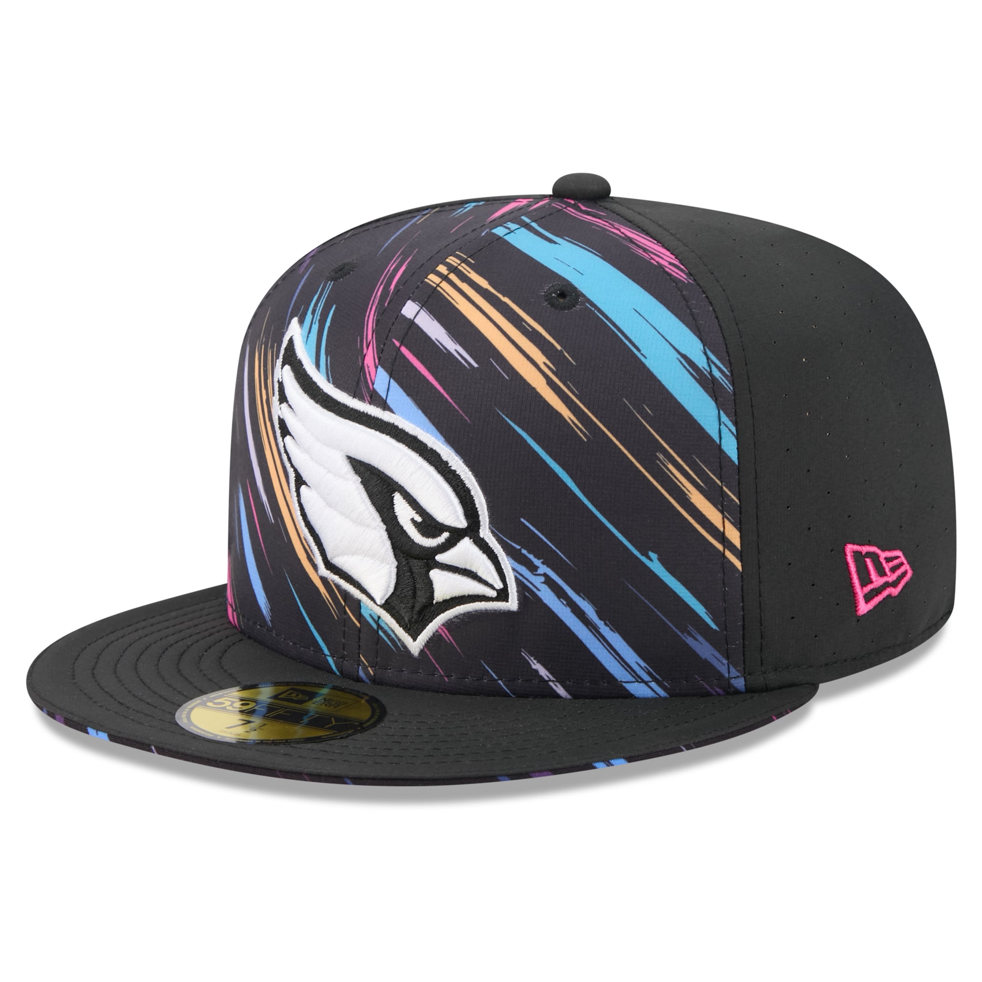 Men's New Era Black Arizona Cardinals 2026 NFL Crucial Catch 59FIFTY Fitted Hat