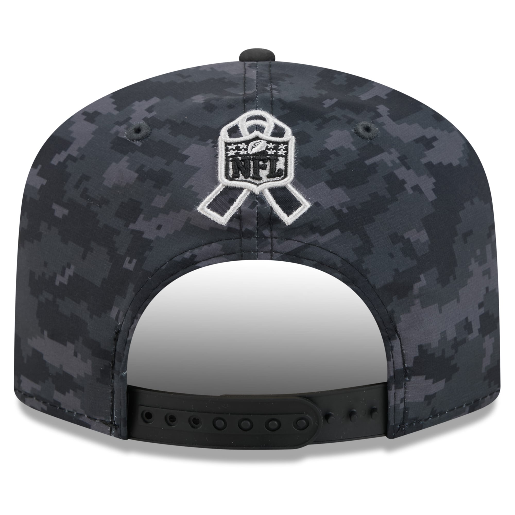 Casquette ajustable New Era noire pour homme Arizona Cardinals 2026 Salute To Service 19TWENTY