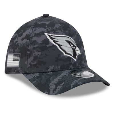 Arizona Cardinals New Era 2026 Salute To Service 39THIRTY M-Crown Stretch Hat - Black