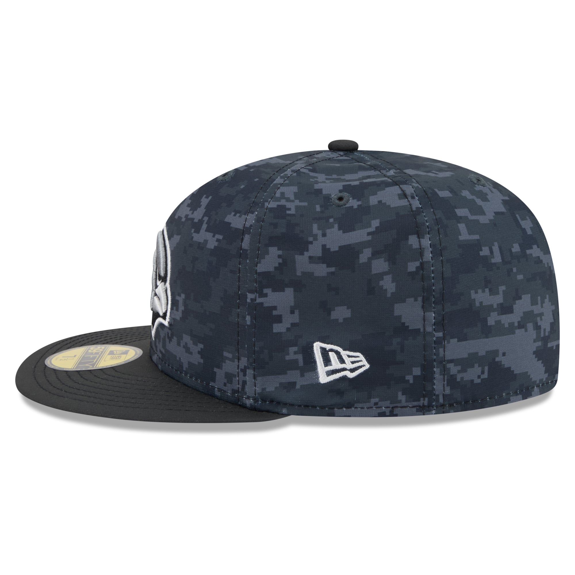 Casquette ajustée New Era Arizona Cardinals 2026 Salute To Service pour homme, noire, modèle 59FIFTY.