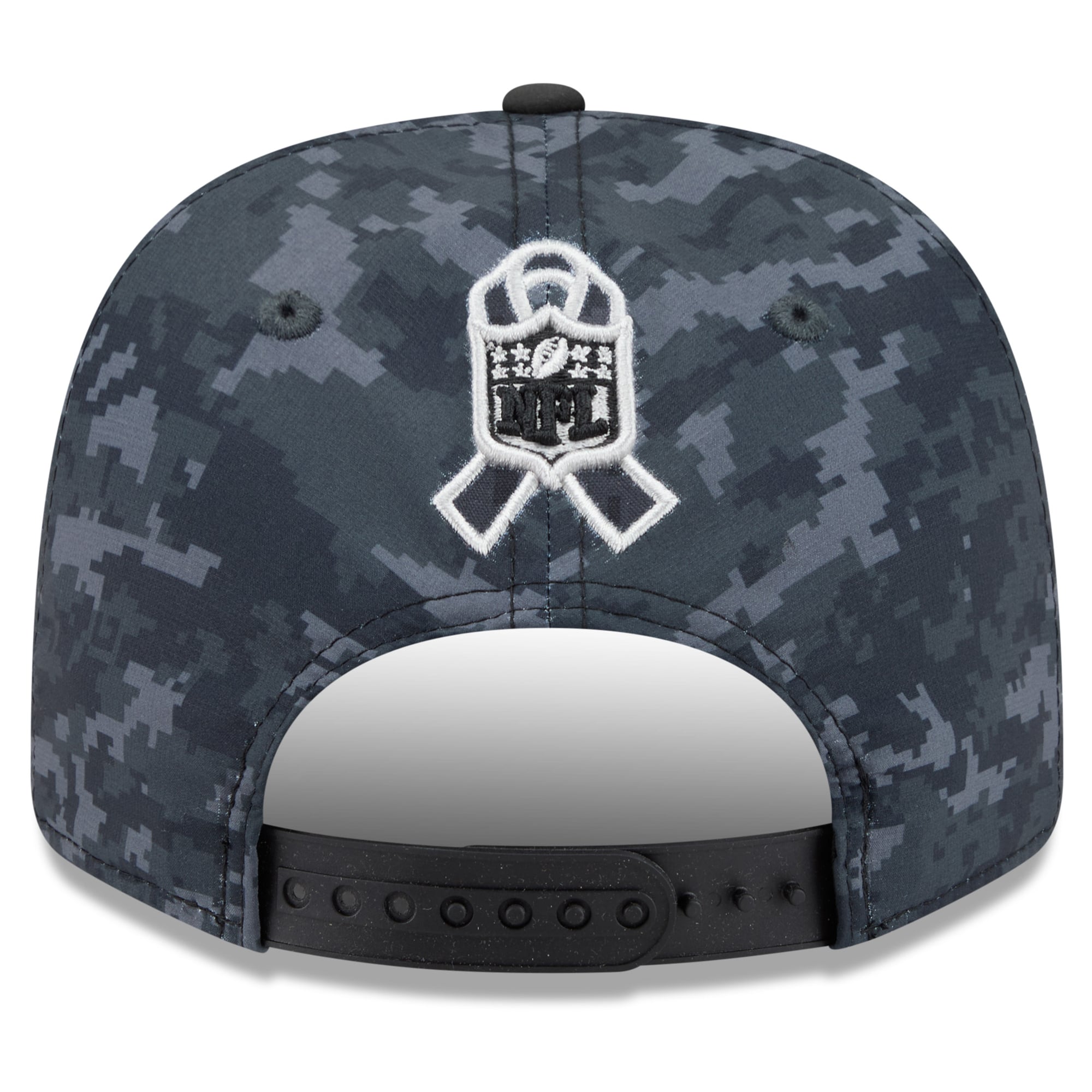 Casquette ajustable New Era noire pour homme Arizona Cardinals 2026 Salute To Service 9SEVENTY