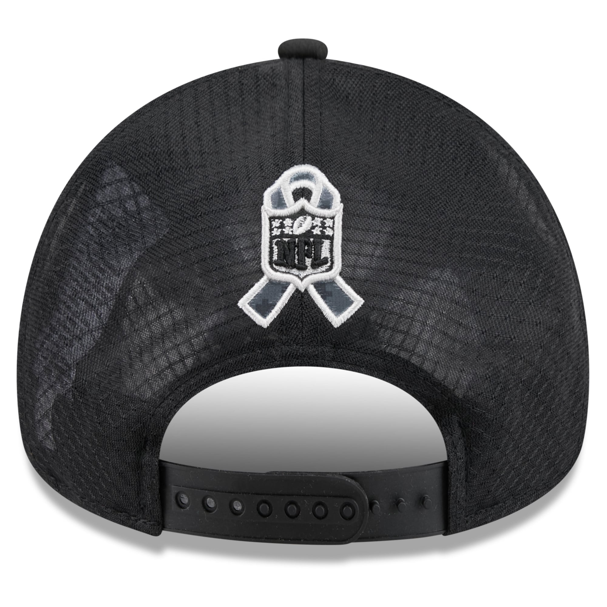 Men's New Era Black Arizona Cardinals 2026 Salute To Service Apex 9FORTY Adjustable Trucker Hat