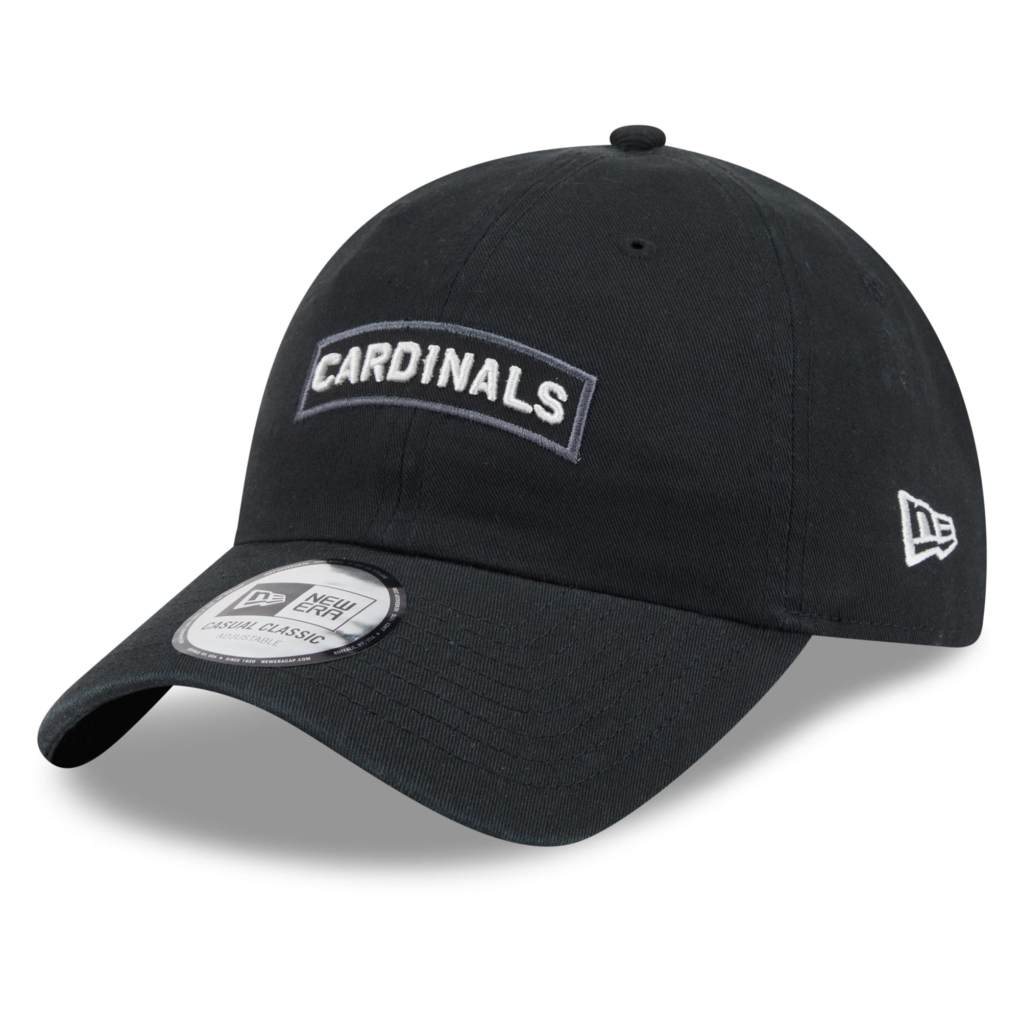 Casquette New Era noire pour homme, Arizona Cardinals 2026 Salute To Service, style classique décontracté et ajustable