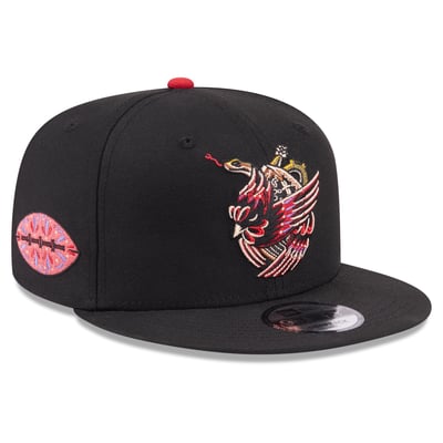 Arizona Cardinals New Era Corazon Cardenal Collection 9FIFTY Snapback Hat - Black