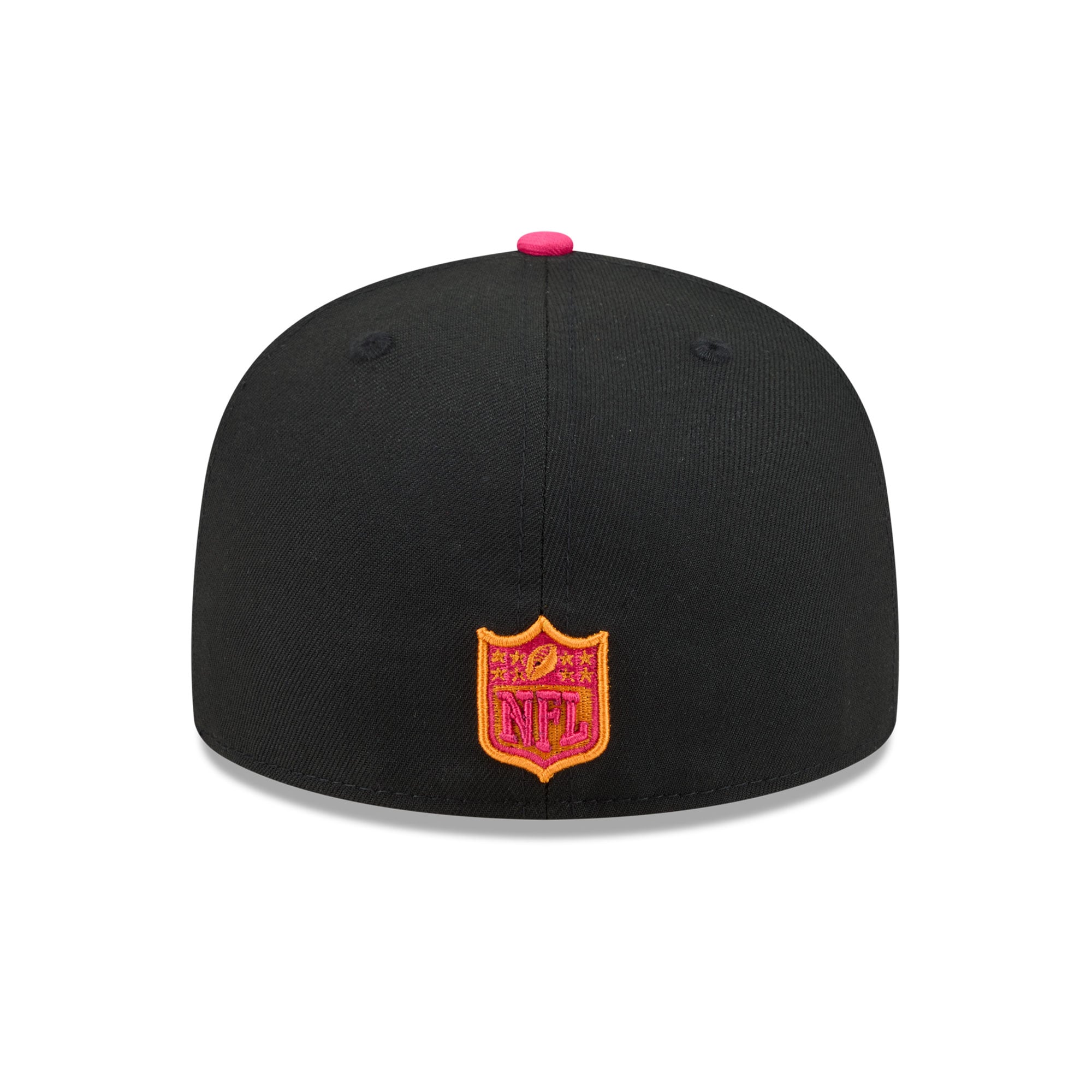 Casquette ajustée New Era 59FIFTY pour homme, noire et rose, Arizona Cardinals, Jour des Morts
