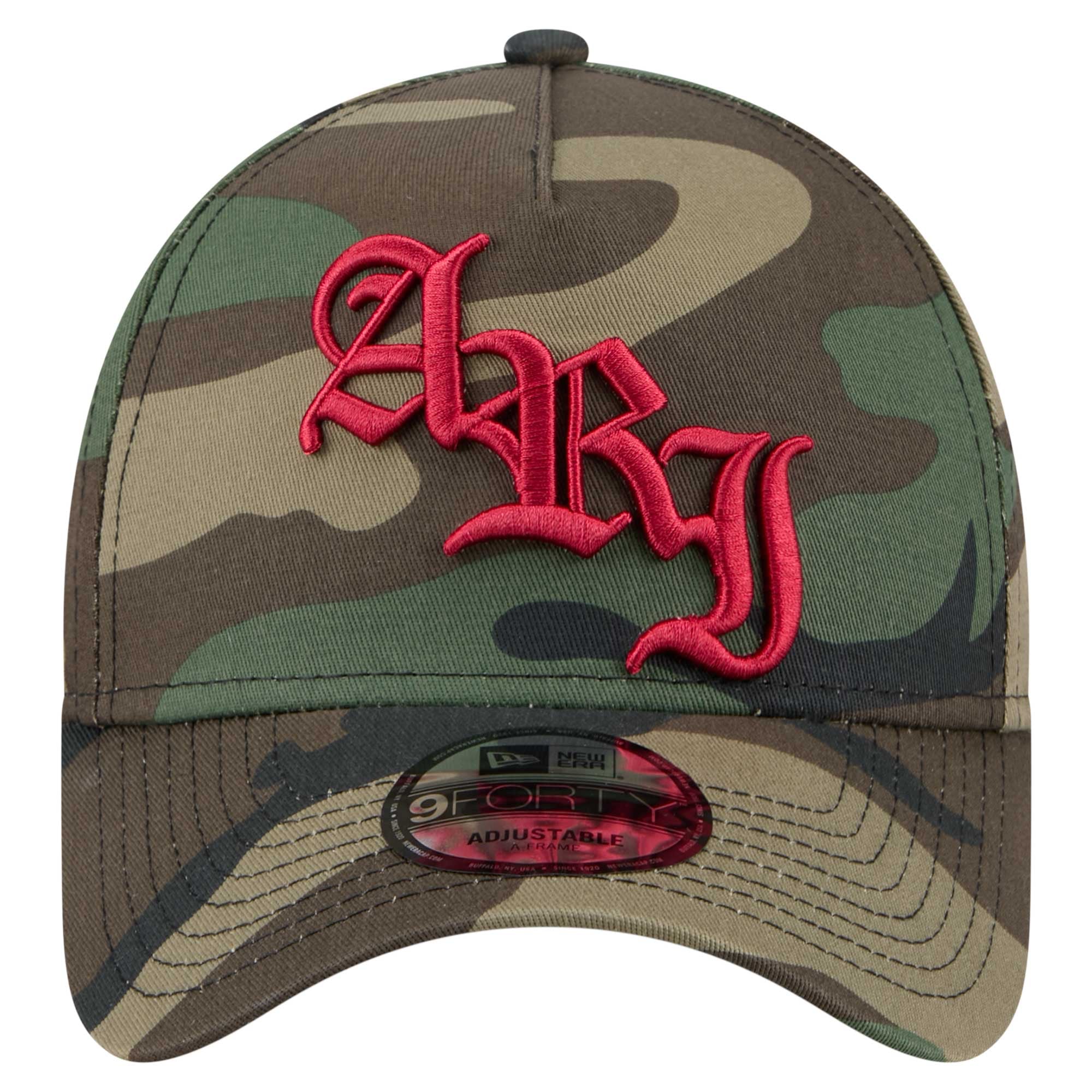 Casquette ajustable New Era Arizona Cardinals Mystic Camo A-Frame 9FORTY pour homme