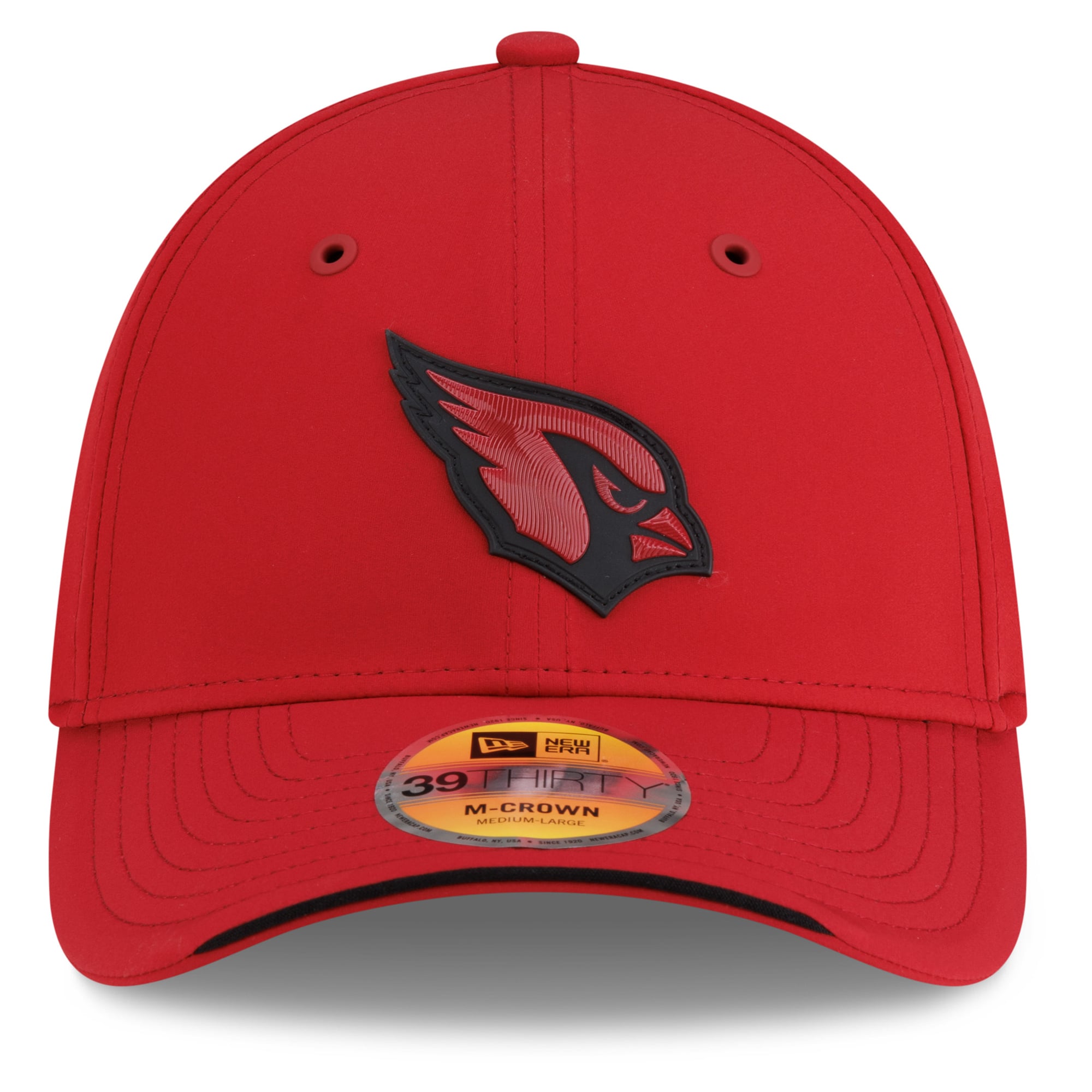Casquette New Era Cardinal Arizona Cardinals 2026 Sideline 39THIRTY M-Crown Flex pour homme