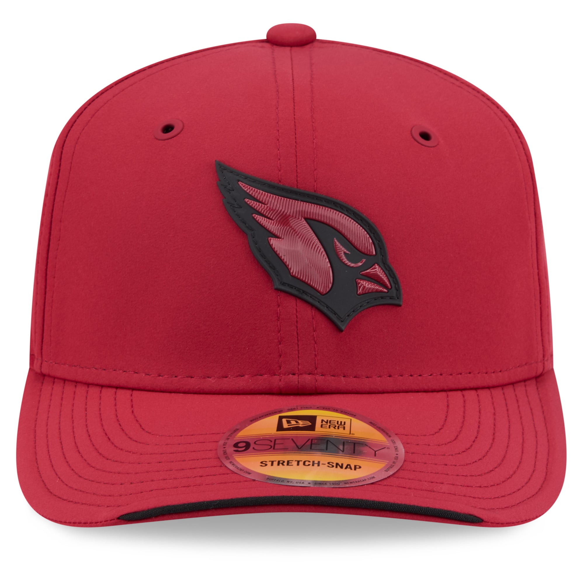 Casquette ajustable New Era Cardinal Arizona Cardinals 2026 Sideline 9SEVENTY pour homme