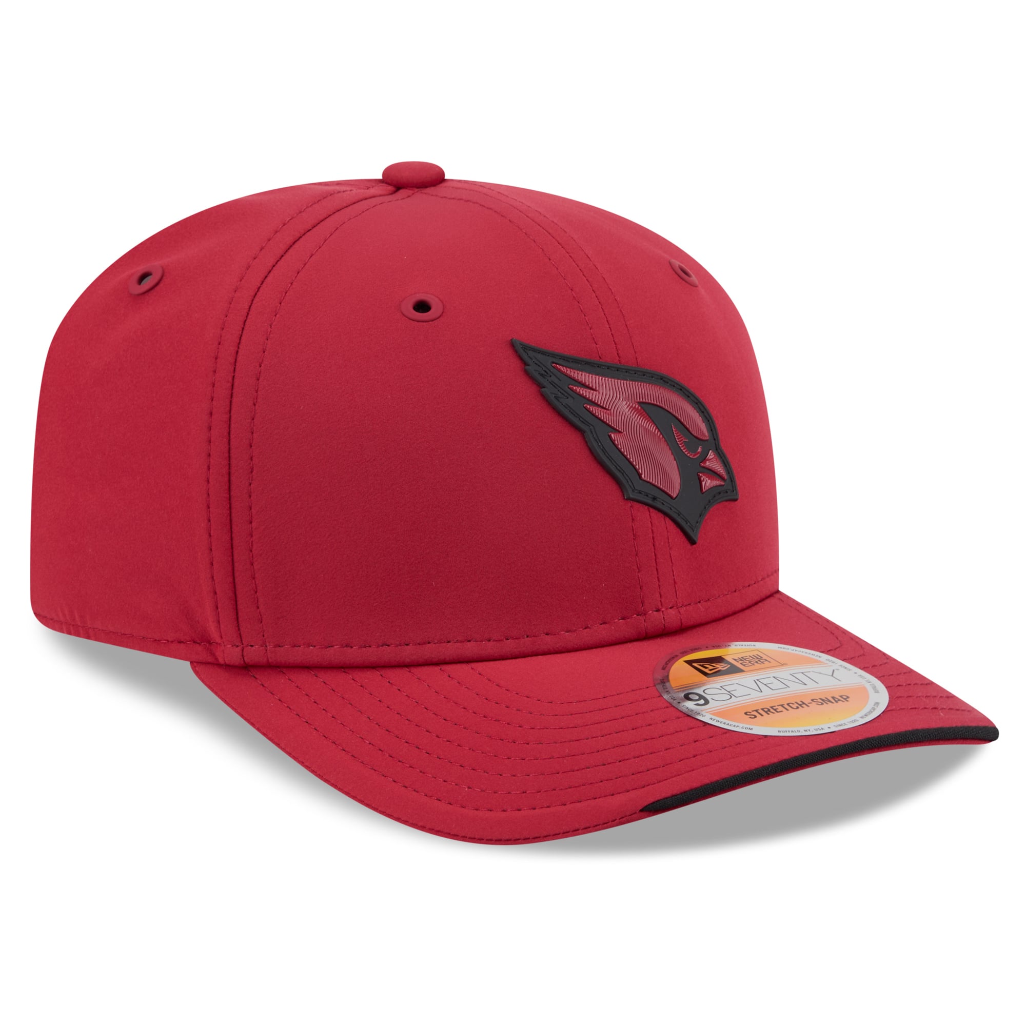Casquette ajustable New Era Cardinal Arizona Cardinals 2026 Sideline 9SEVENTY pour homme