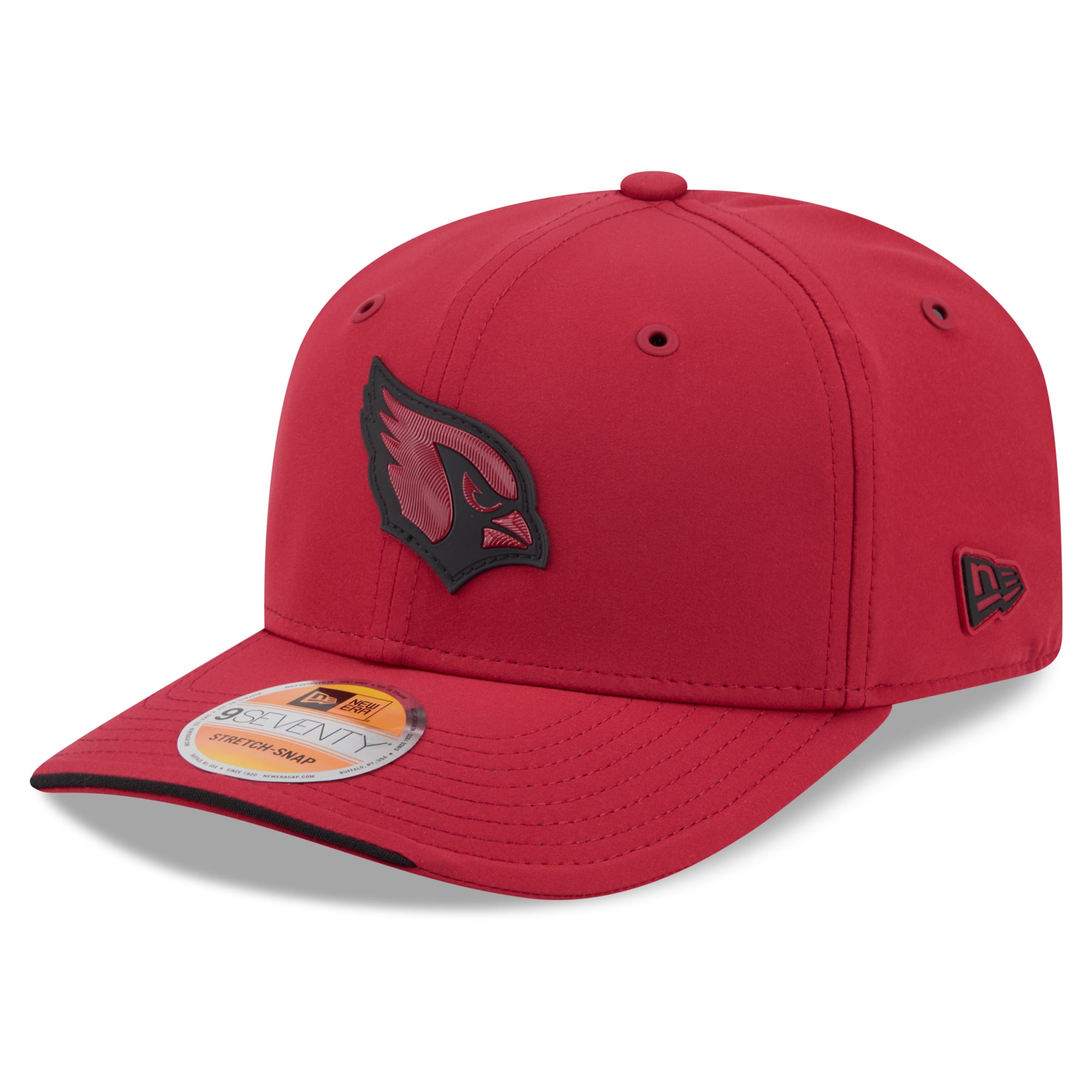 Casquette ajustable New Era Cardinal Arizona Cardinals 2026 Sideline 9SEVENTY pour homme
