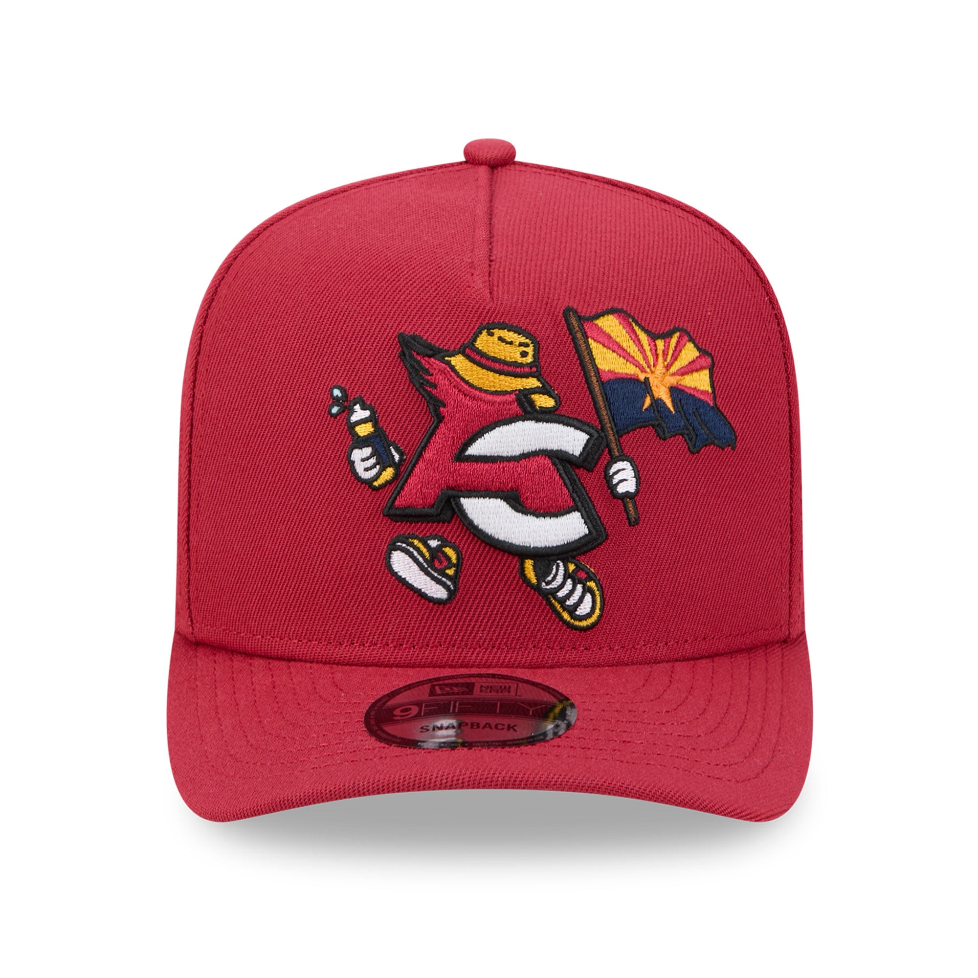 Casquette snapback New Era Cardinal Arizona Cardinals pour homme