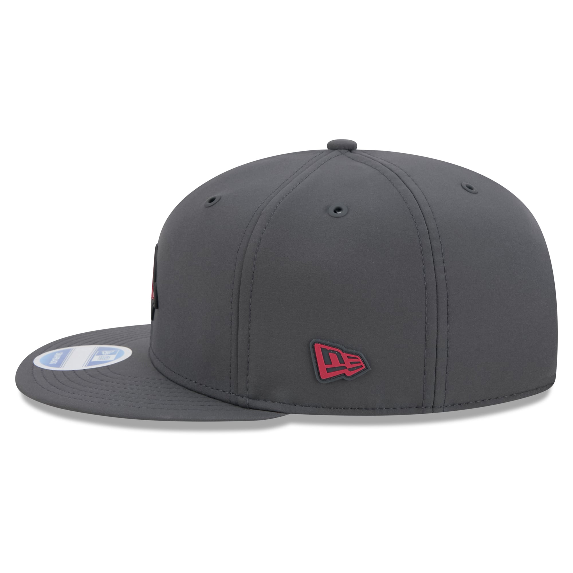 Casquette snapback New Era Arizona Cardinals 2026 Sideline pour homme, couleur anthracite, modèle 9FIFTY, idéale pour les temps froids.