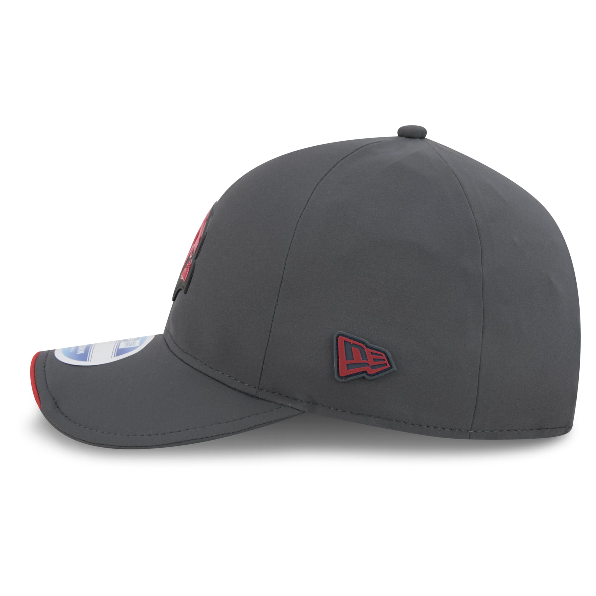 Casquette ajustable New Era Arizona Cardinals 2026 Sideline pour homme, couleur anthracite, modèle 9FORTY M-Crown, idéale pour les temps froids.