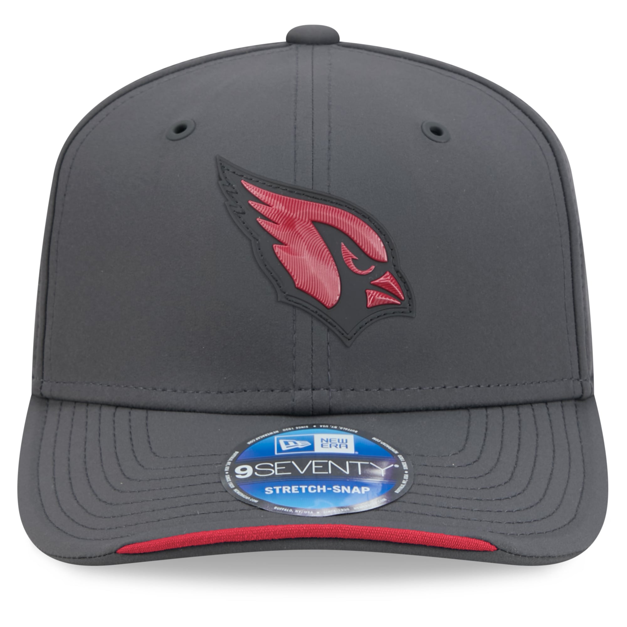 Men's New Era Charcoal Arizona Cardinals 2026 Sideline Cold Weather  9SEVENTY Adjustable Hat