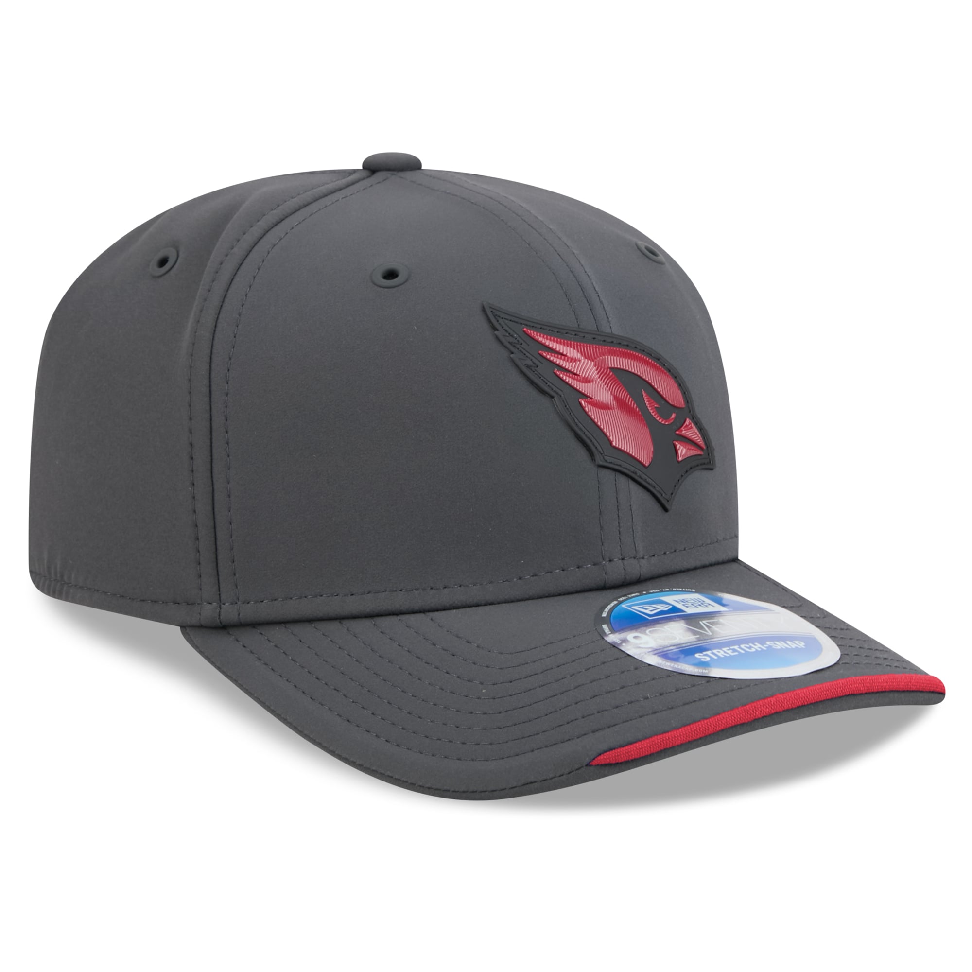 Men's New Era Charcoal Arizona Cardinals 2026 Sideline Cold Weather  9SEVENTY Adjustable Hat