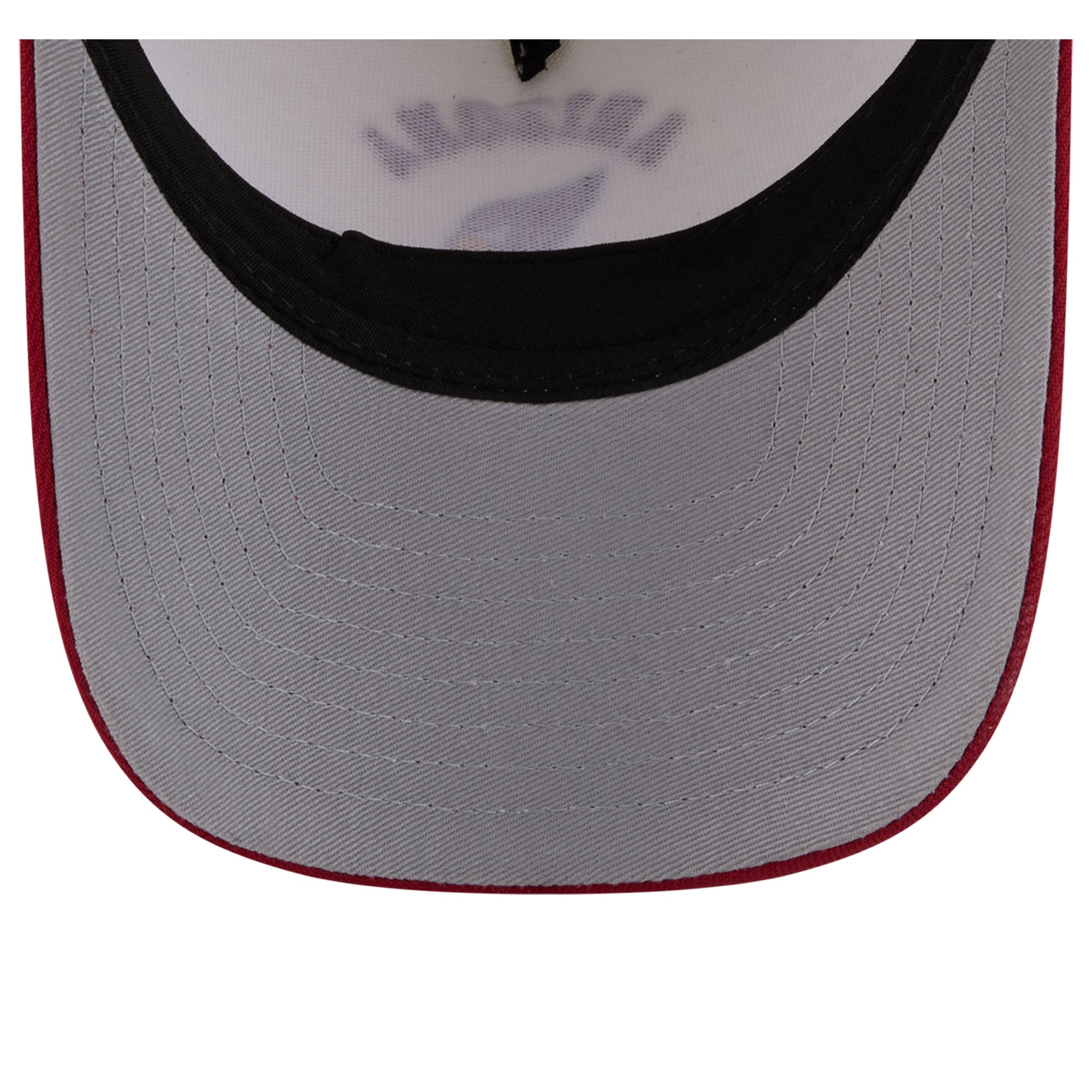 Casquette ajustable New Era pour homme, couleur crème/rouge Arizona Cardinals, modèle Arch 9FORTY A-Frame M-Crown