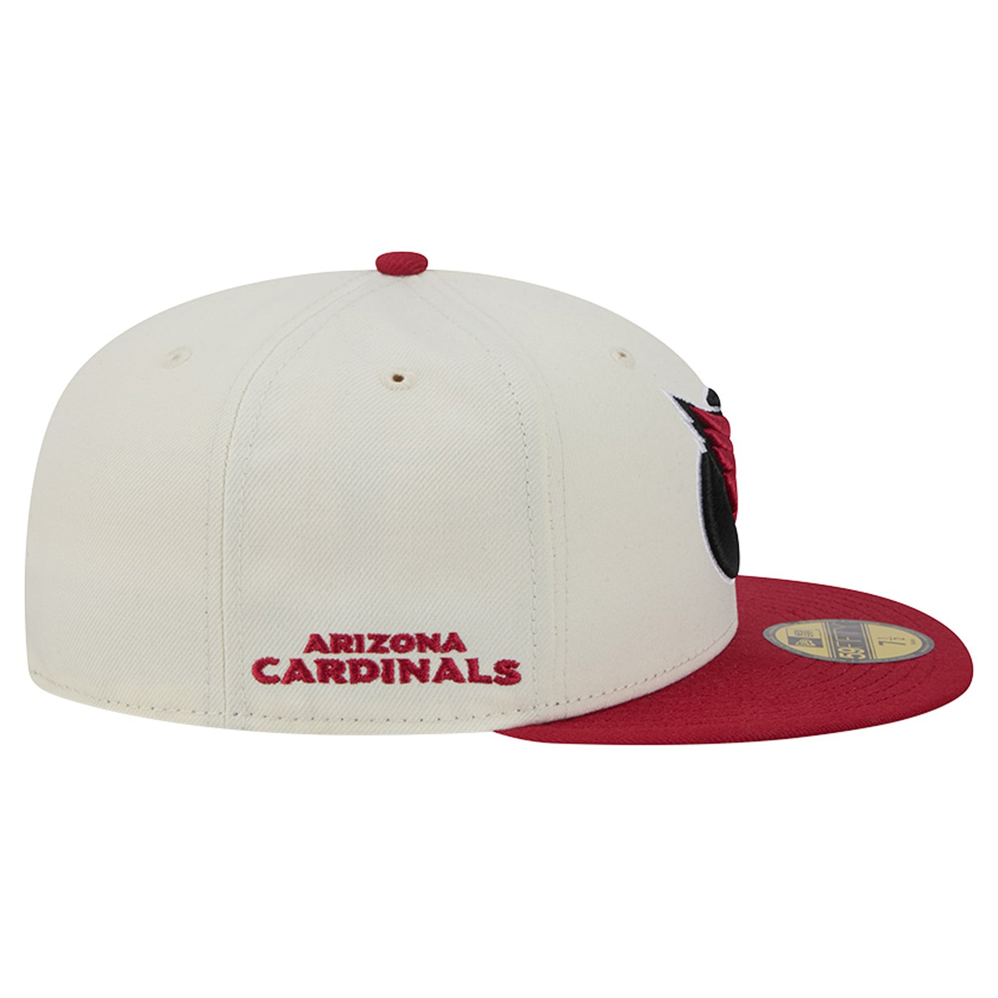 Casquette ajustée New Era Deceptor 59FIFTY crème/cardinal pour homme