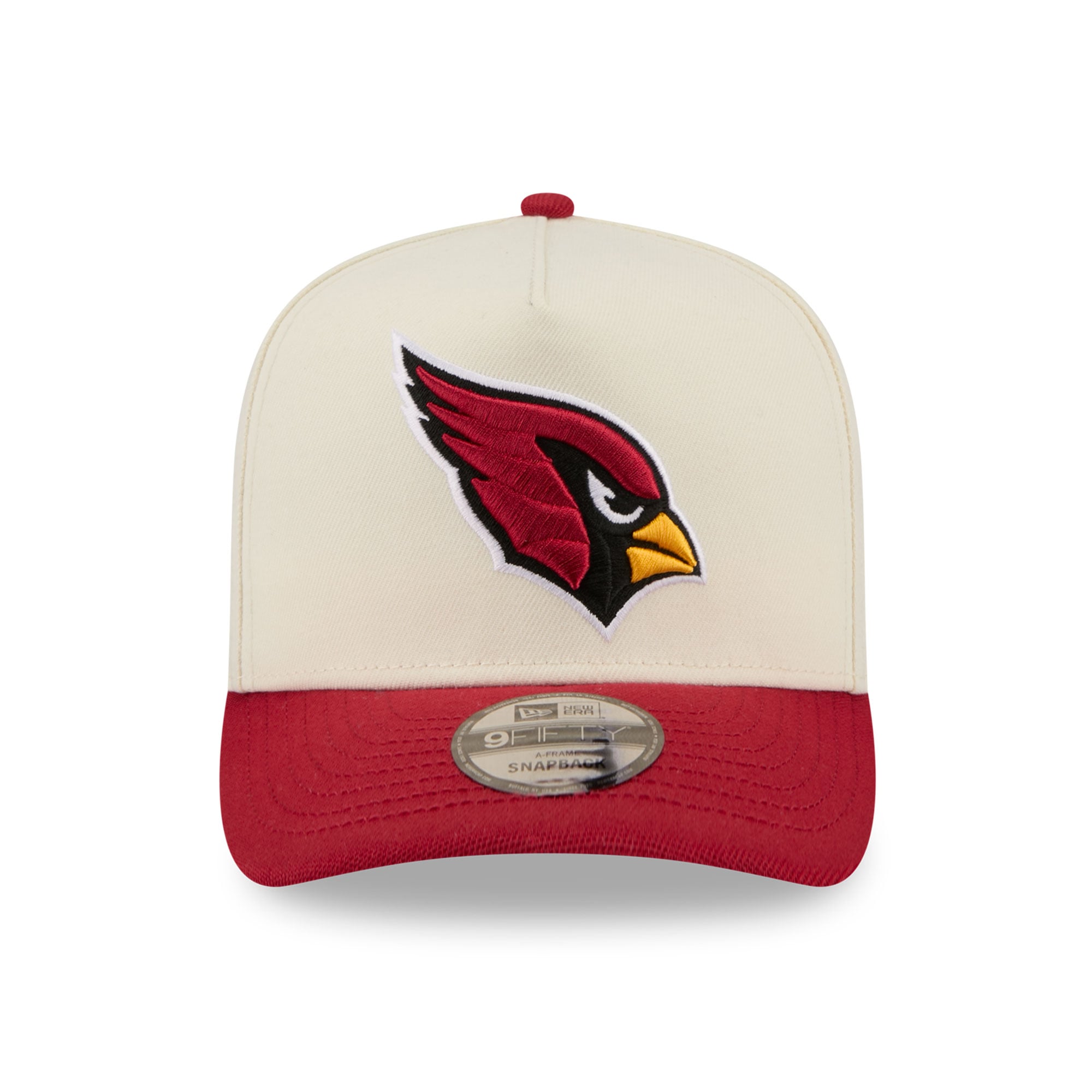 Casquette snapback New Era 9FIFTY crème/cardinal Arizona Cardinals pour homme