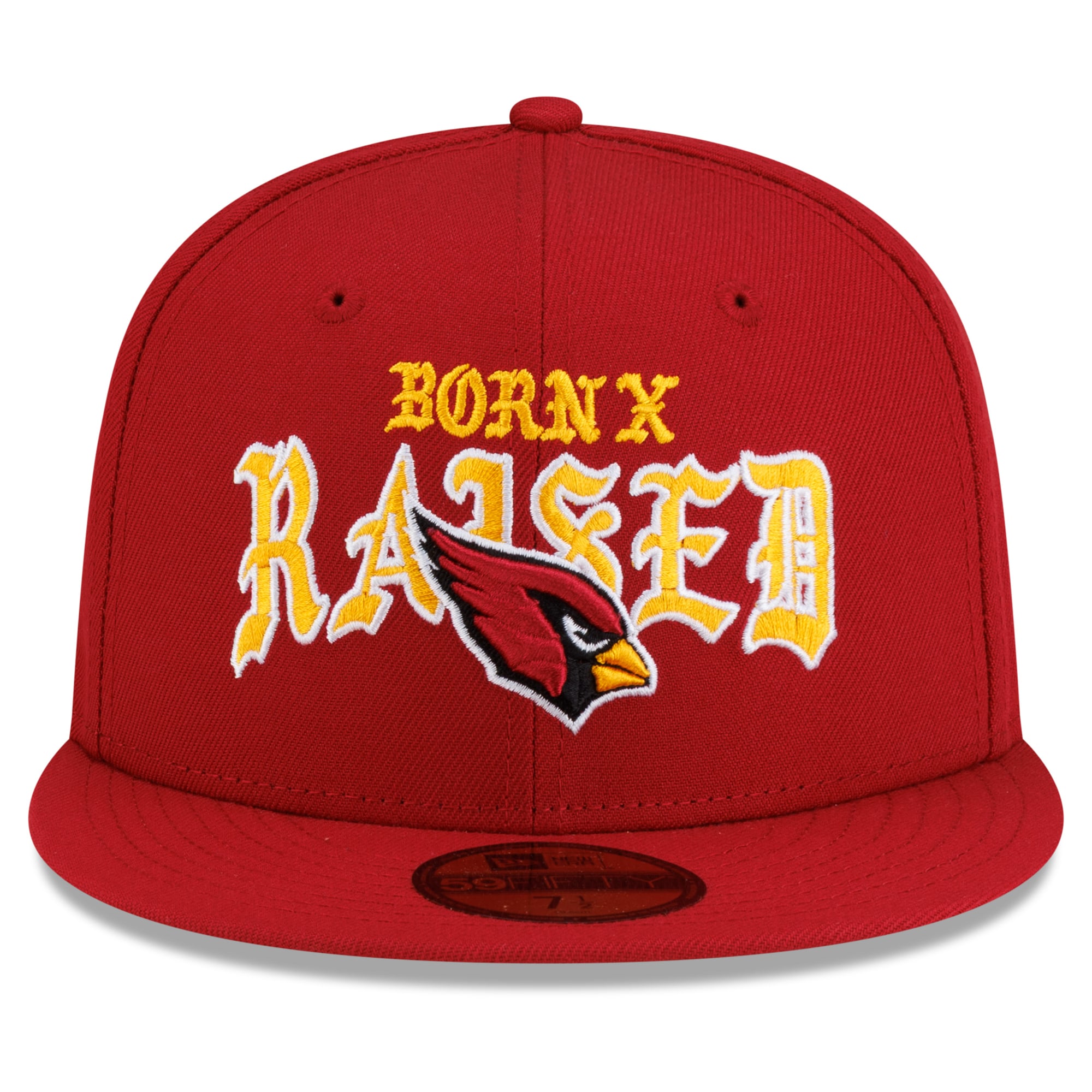 Casquette ajustée New Era x Born Raised Cardinal Arizona Cardinals 59FIFTY pour homme