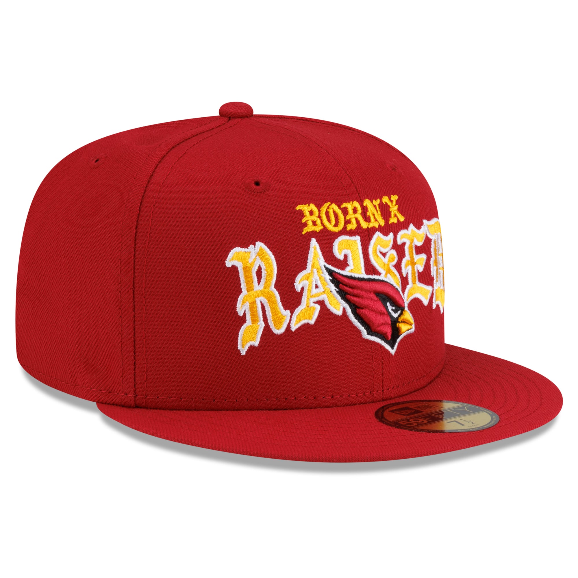 Casquette ajustée New Era x Born Raised Cardinal Arizona Cardinals 59FIFTY pour homme